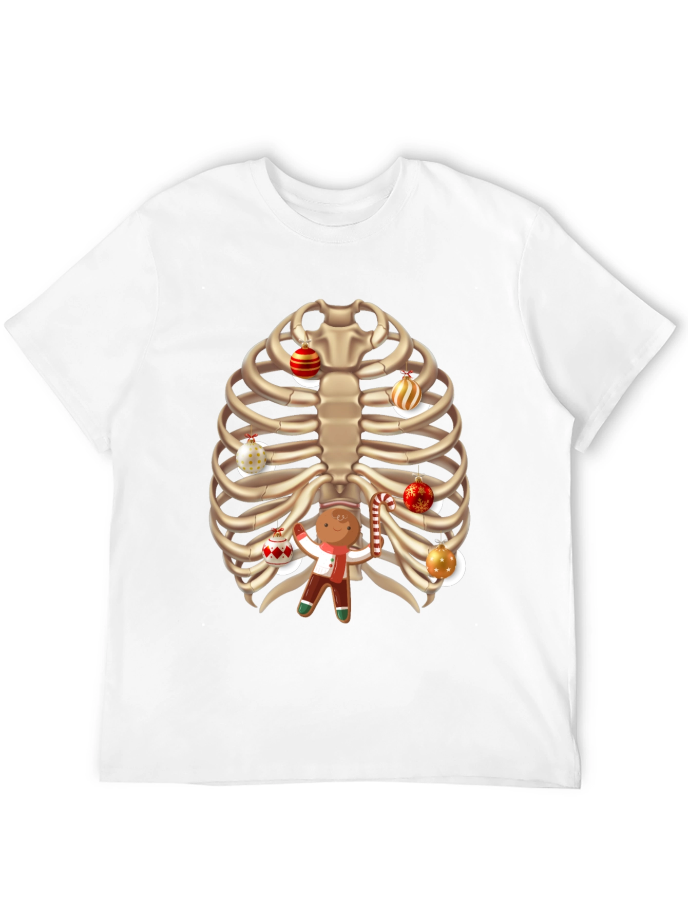 Christmas Rib Cage Gingerbread T-Shirt