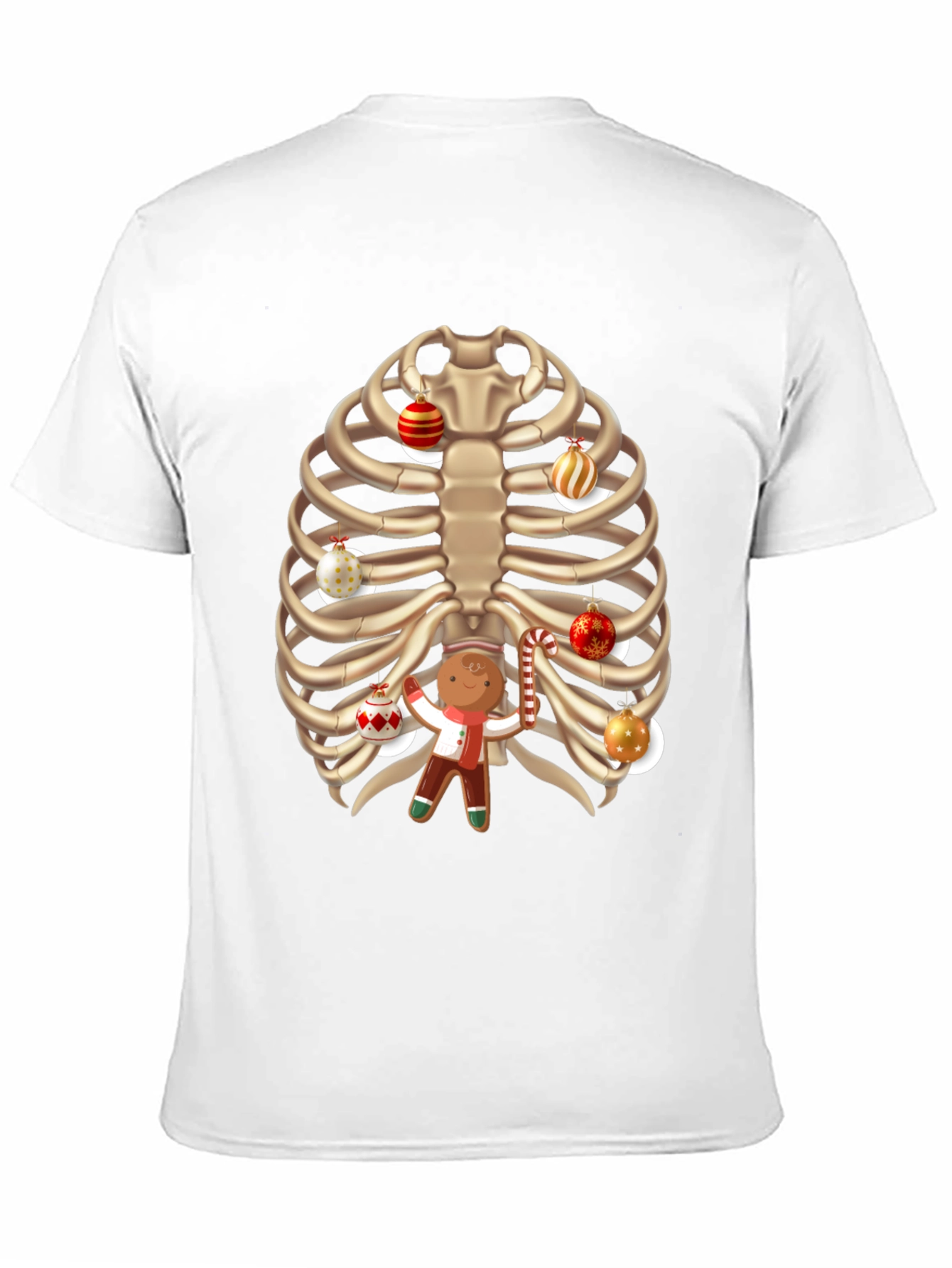 Christmas Rib Cage Gingerbread T-Shirt