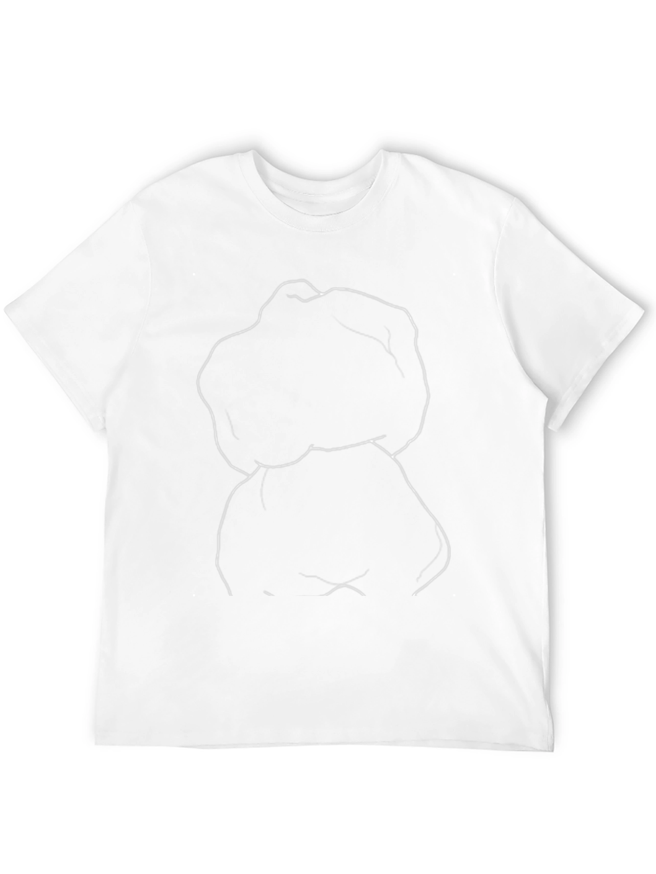 Abstract Black T-Shirt - Modern Minimalist Design