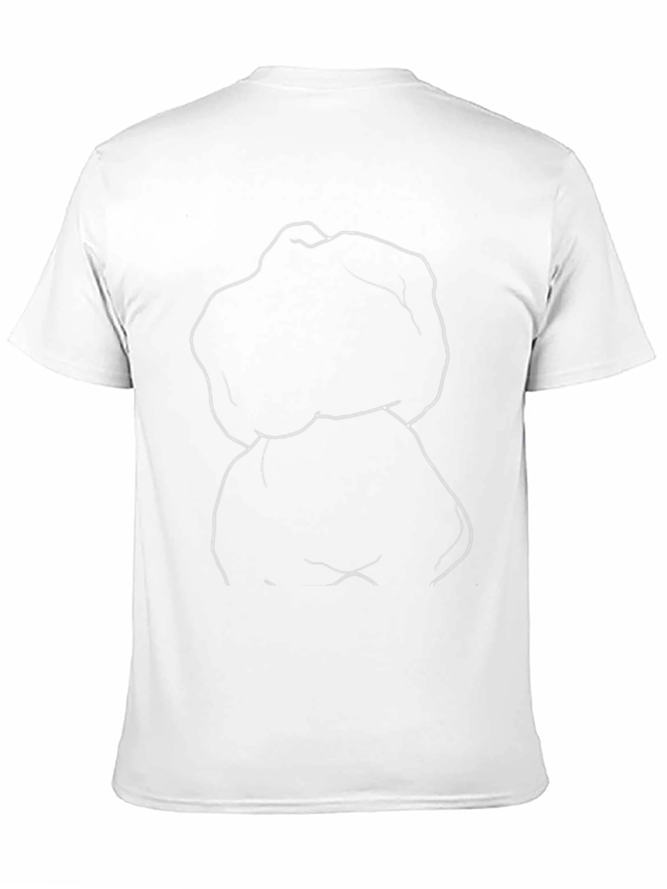 Abstract Black T-Shirt - Modern Minimalist Design