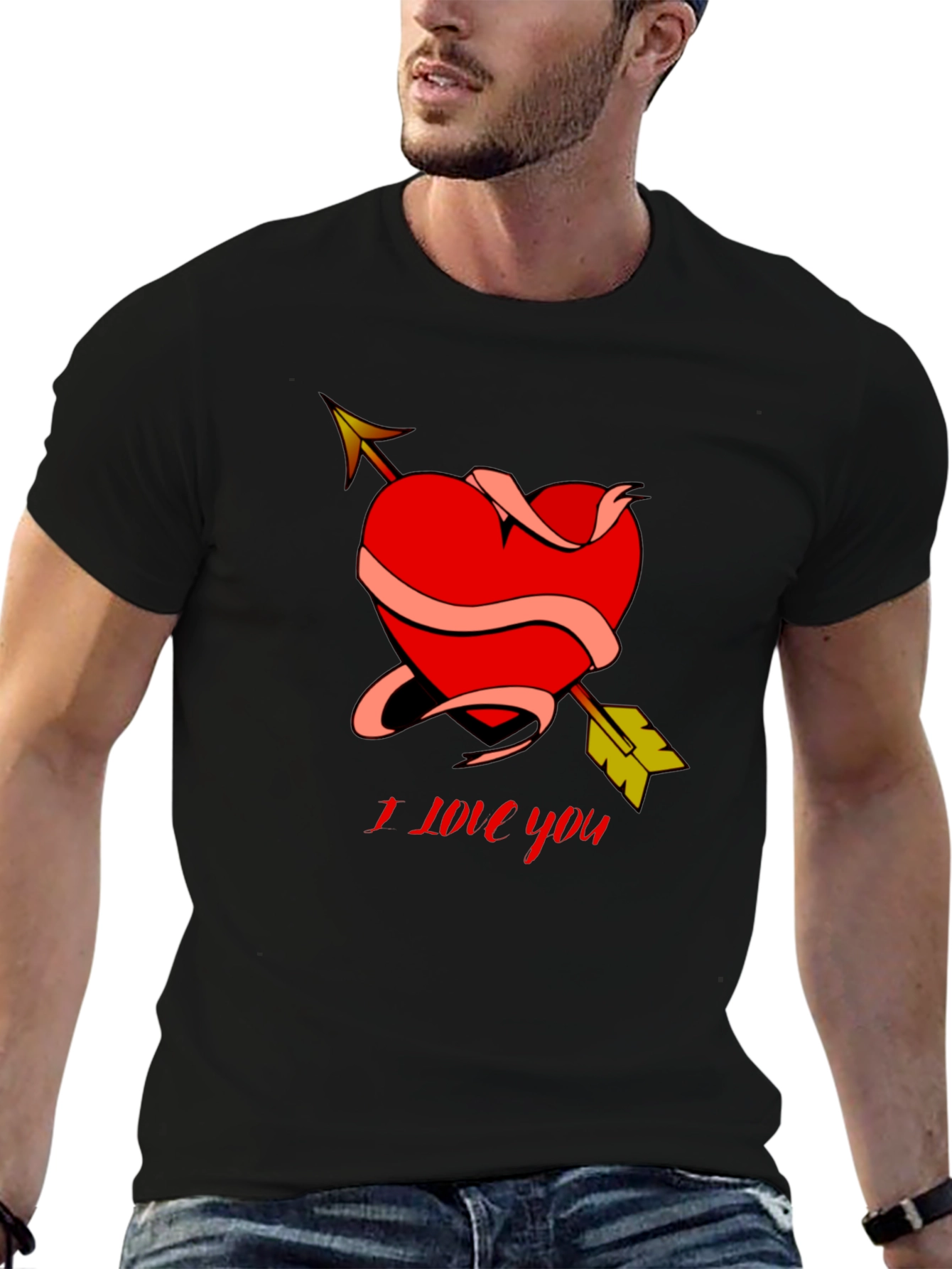 I Love You Heart Arrow T-Shirt