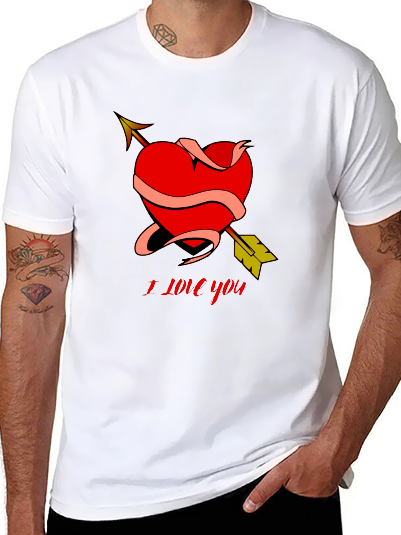 I Love You Heart Arrow T-Shirt