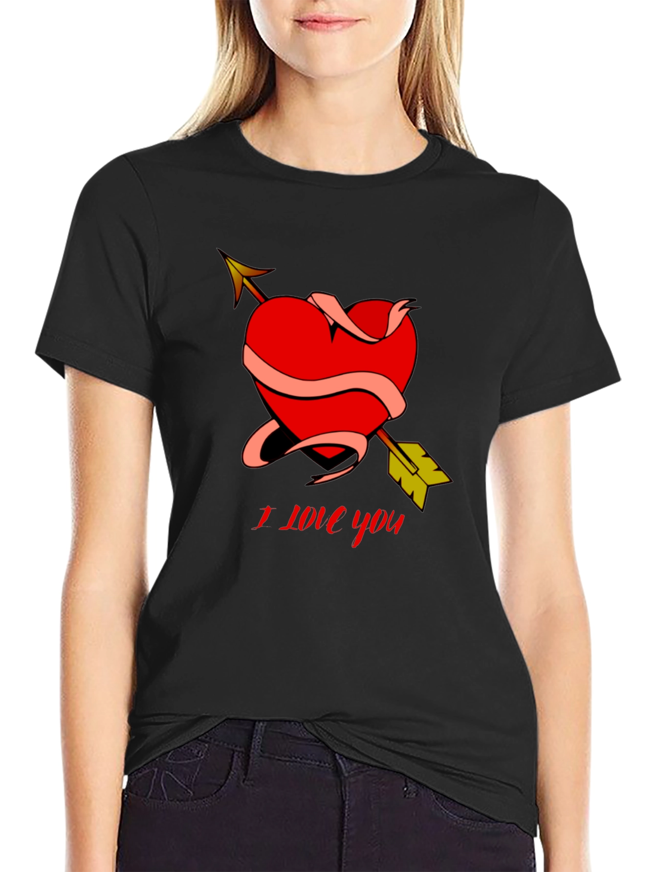 I Love You Heart Arrow T-Shirt