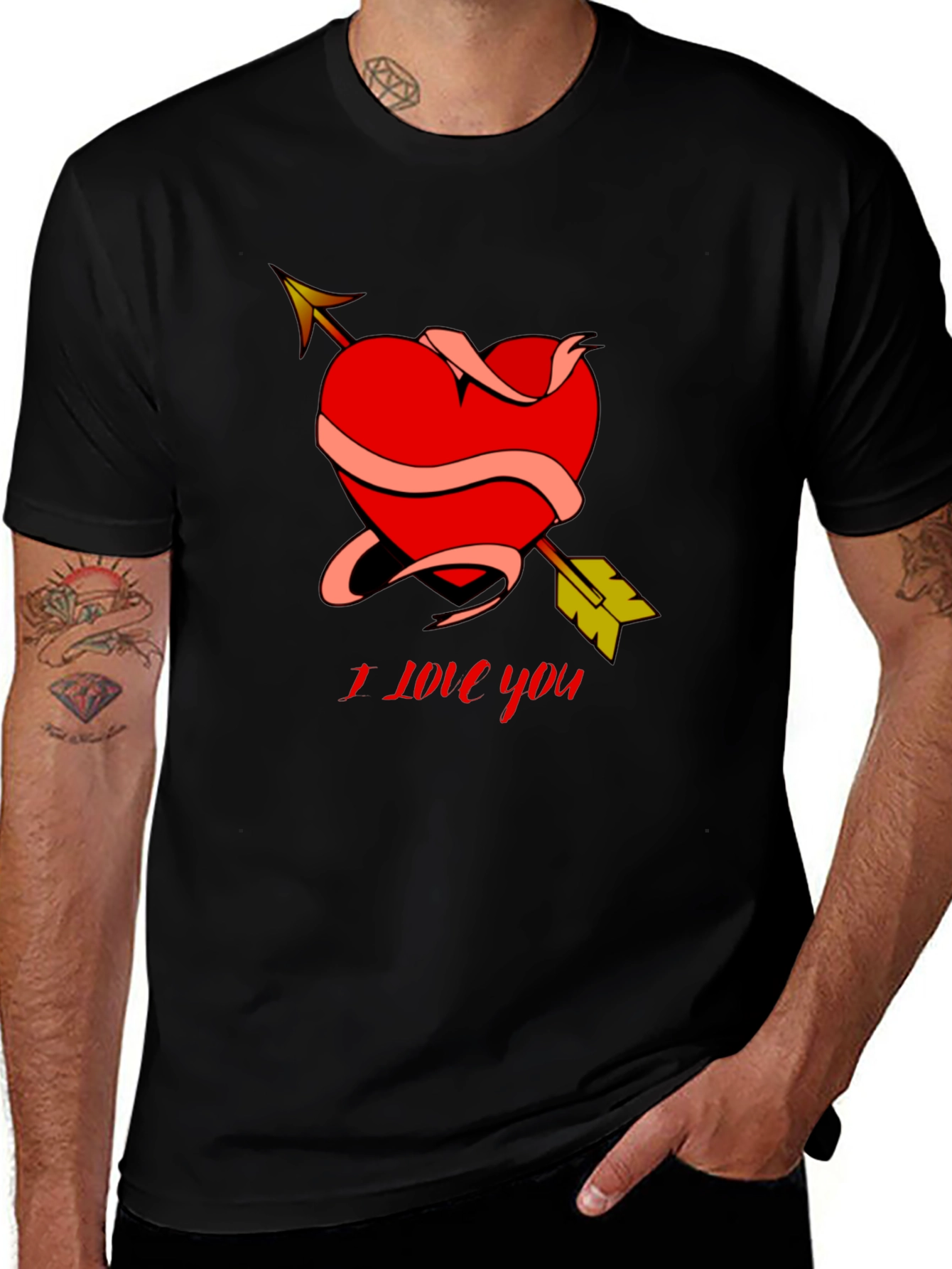 I Love You Heart Arrow T-Shirt