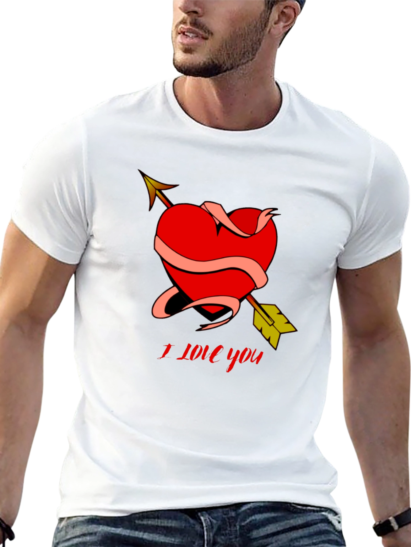 I Love You Heart Arrow T-Shirt