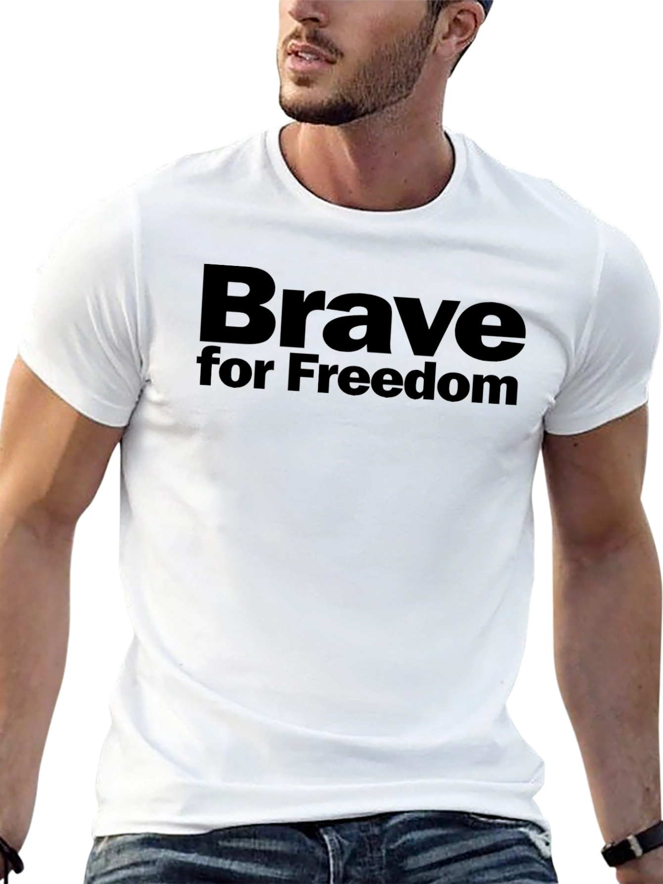 Brave for Freedom Graphic T-Shirt - Unisex
