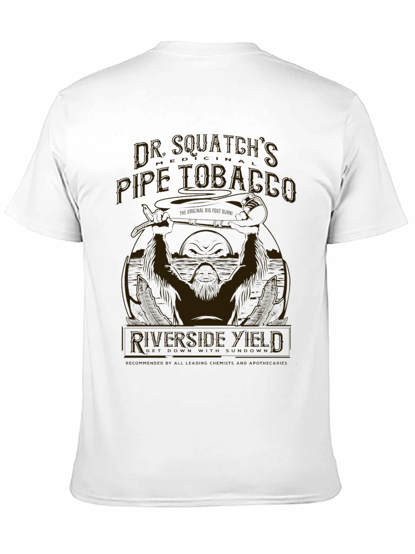 Dr. Squatchs Pipe Tobacco T-Shirt - Riverside Yield