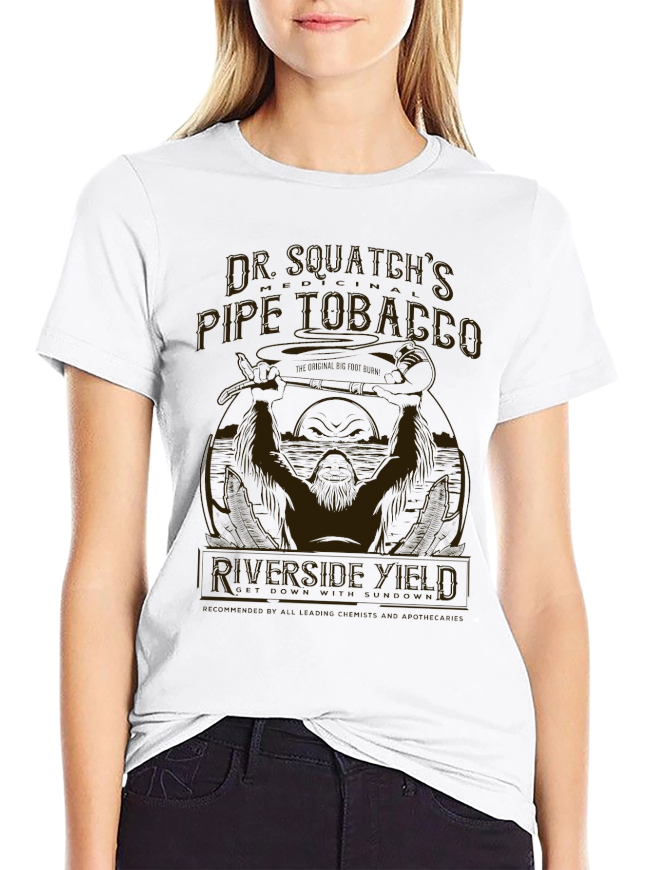 Dr. Squatchs Pipe Tobacco T-Shirt - Riverside Yield