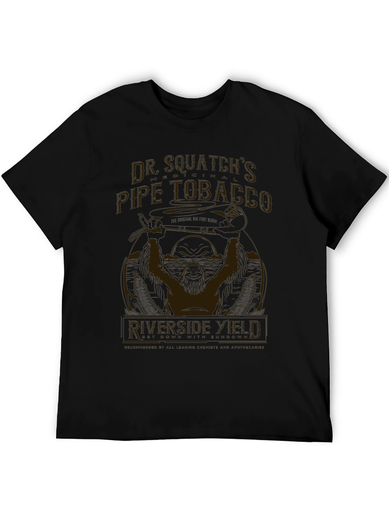 Dr. Squatchs Pipe Tobacco T-Shirt - Riverside Yield