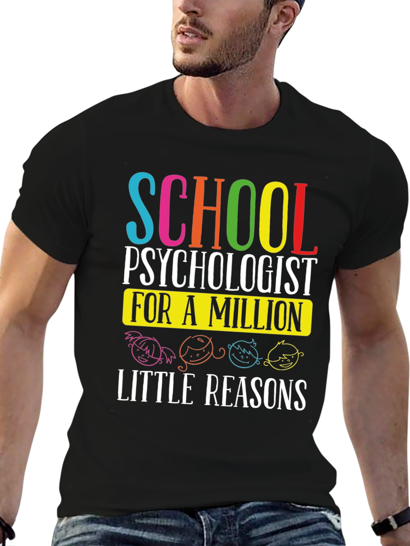 School Psychologist T-Shirt - A Million Little Reasons