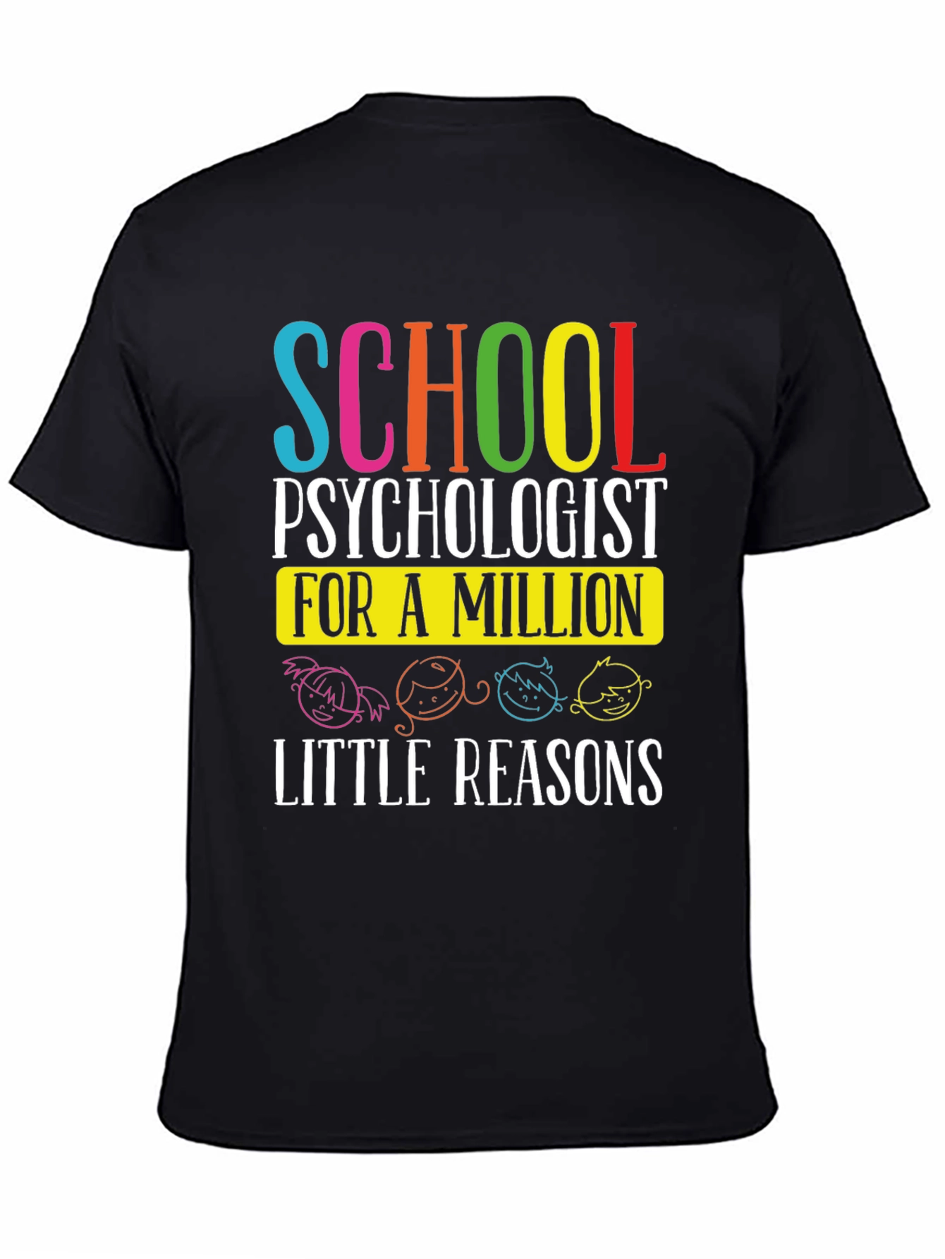 School Psychologist T-Shirt - A Million Little Reasons