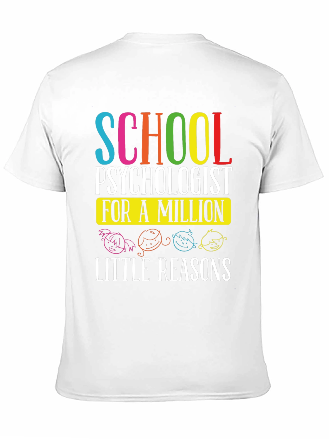 School Psychologist T-Shirt - A Million Little Reasons