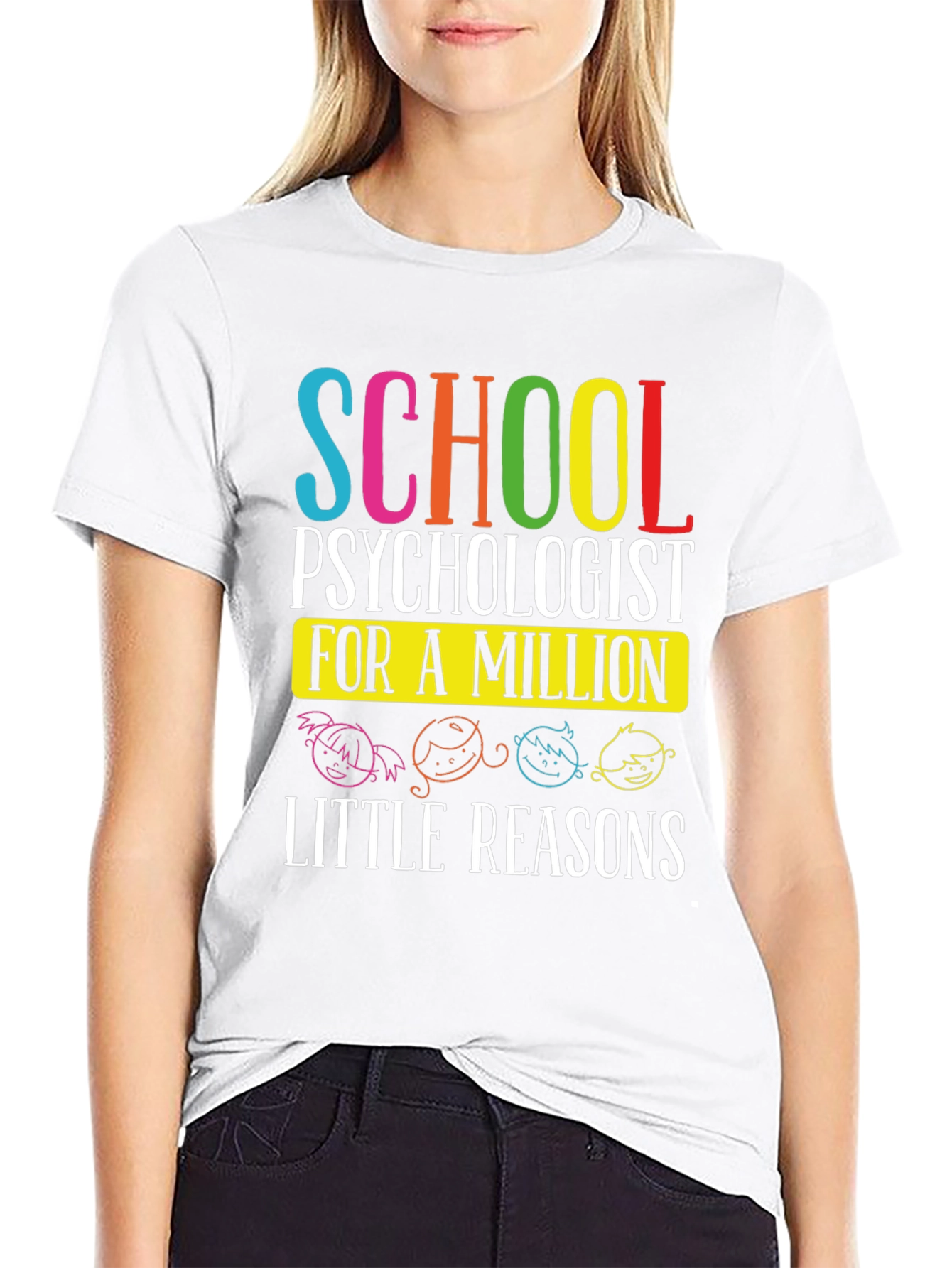 School Psychologist T-Shirt - A Million Little Reasons