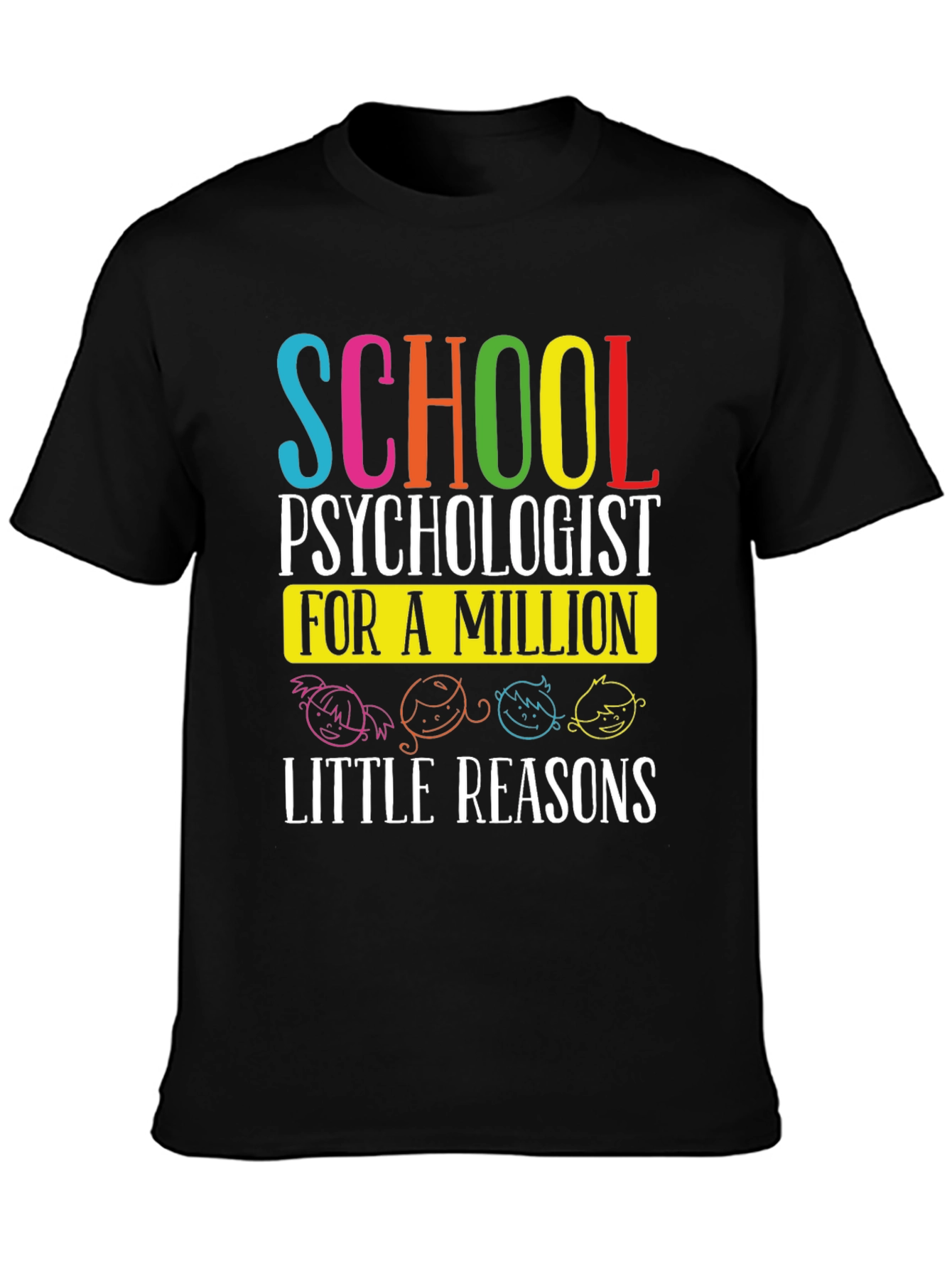 School Psychologist T-Shirt - A Million Little Reasons