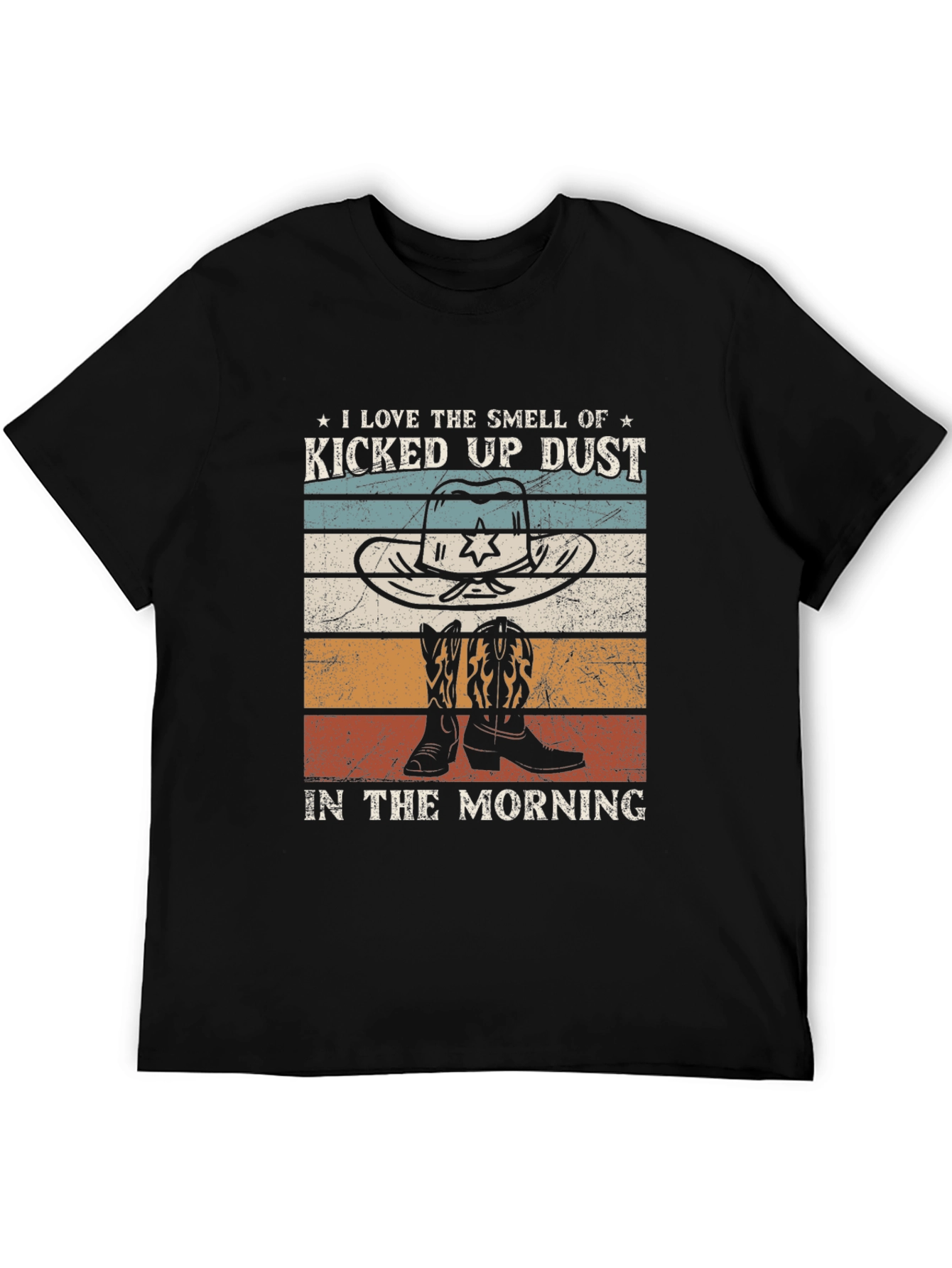 Kicked Up Dust Cowboy Graphic Tee