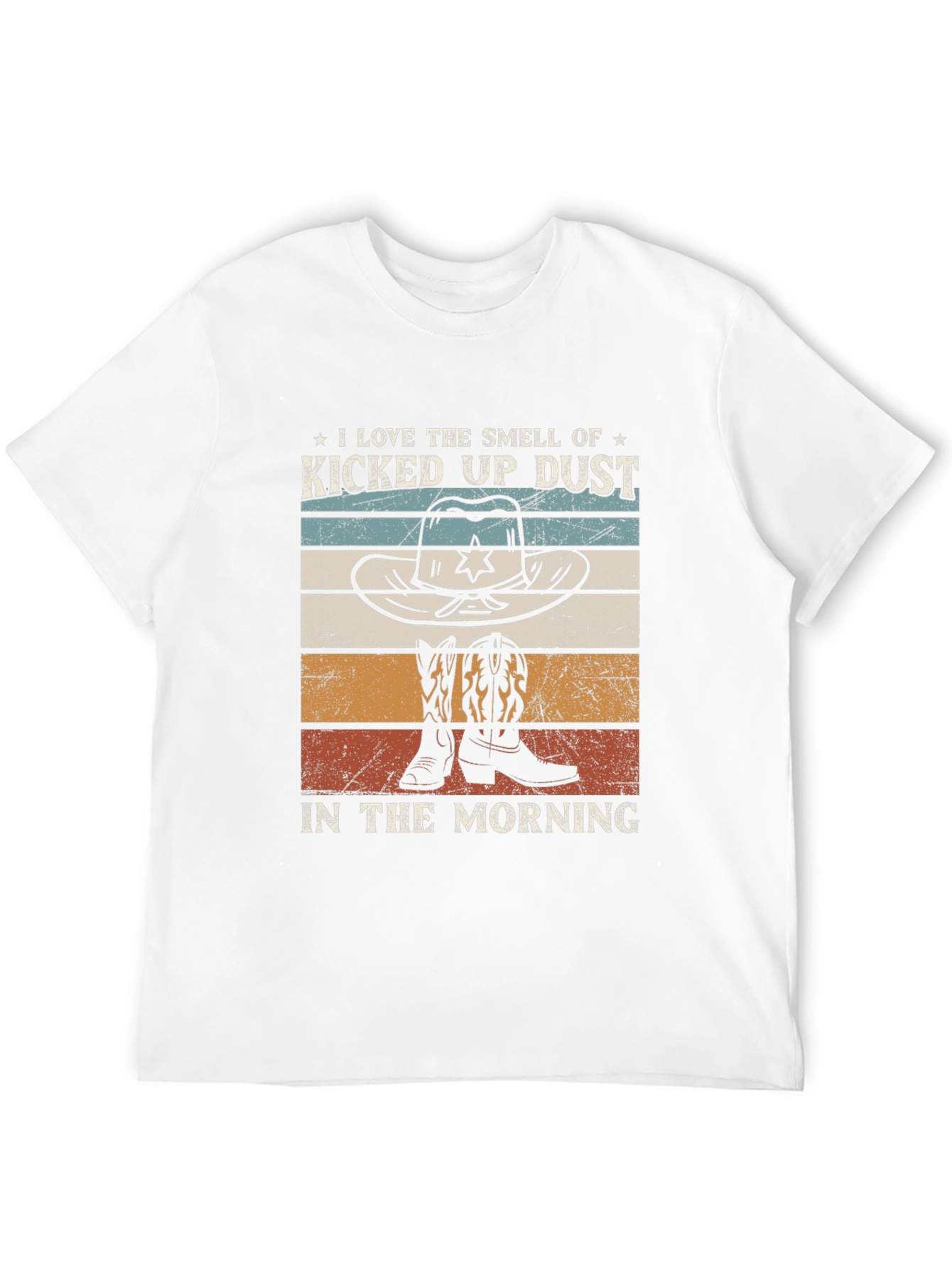 Kicked Up Dust Cowboy Graphic Tee