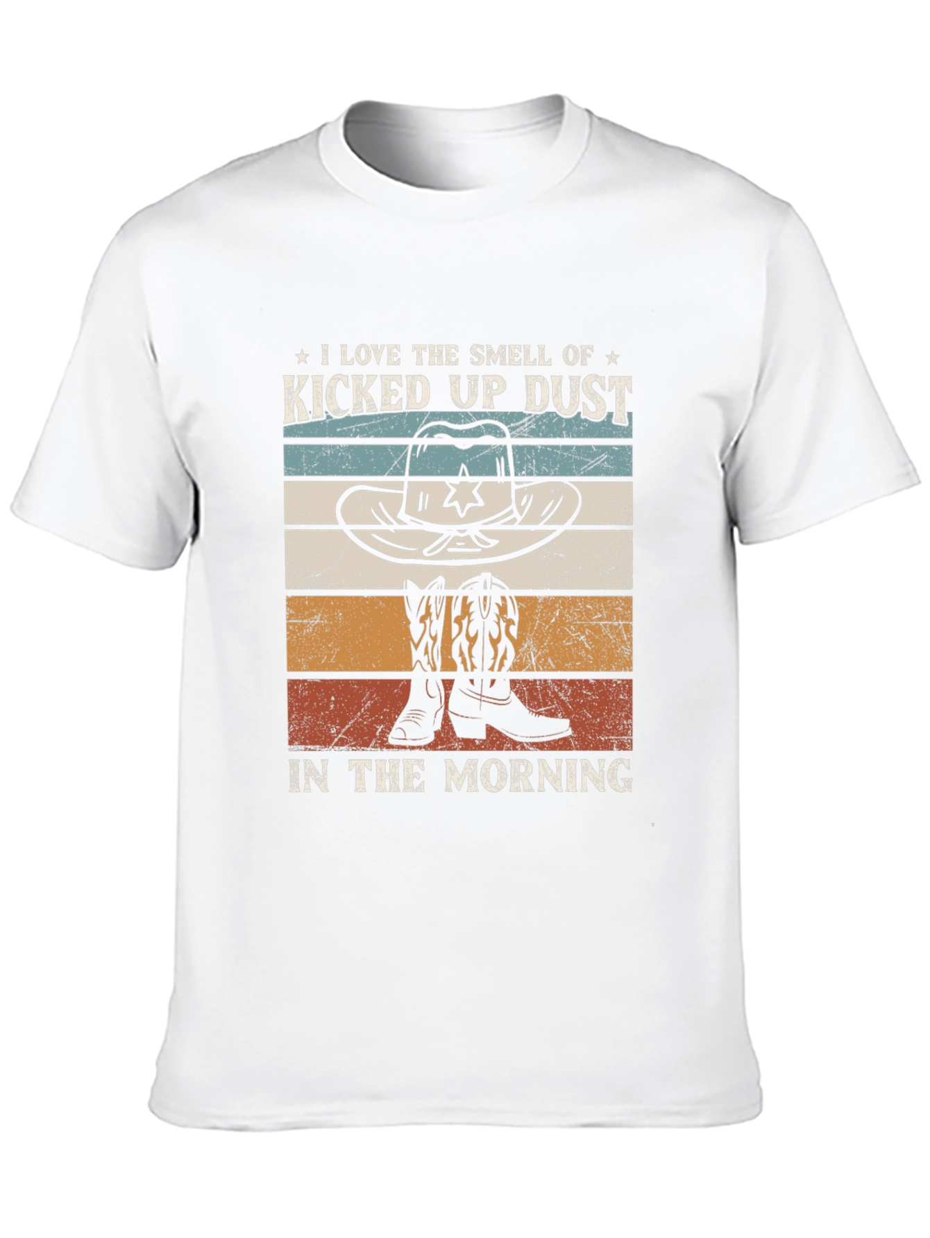 Kicked Up Dust Cowboy Graphic Tee
