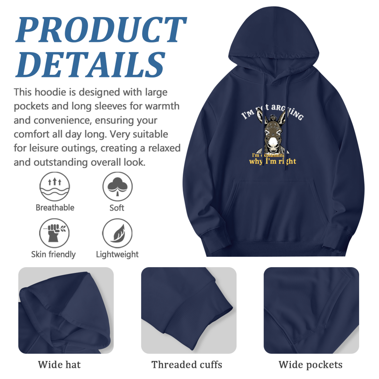 Unisex Multi-Color Hoodie: Abstract Pattern Print, Relaxed & Warm