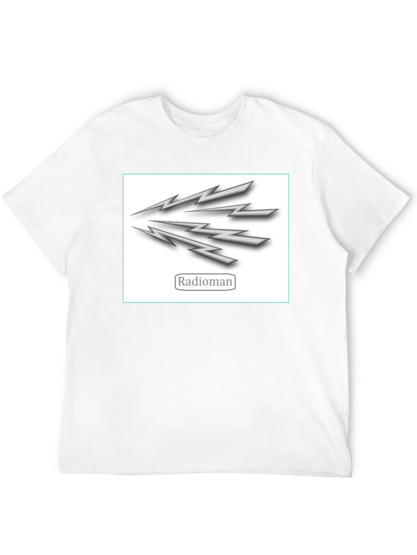 Radioman Graphic Tee - Black Cotton T-Shirt