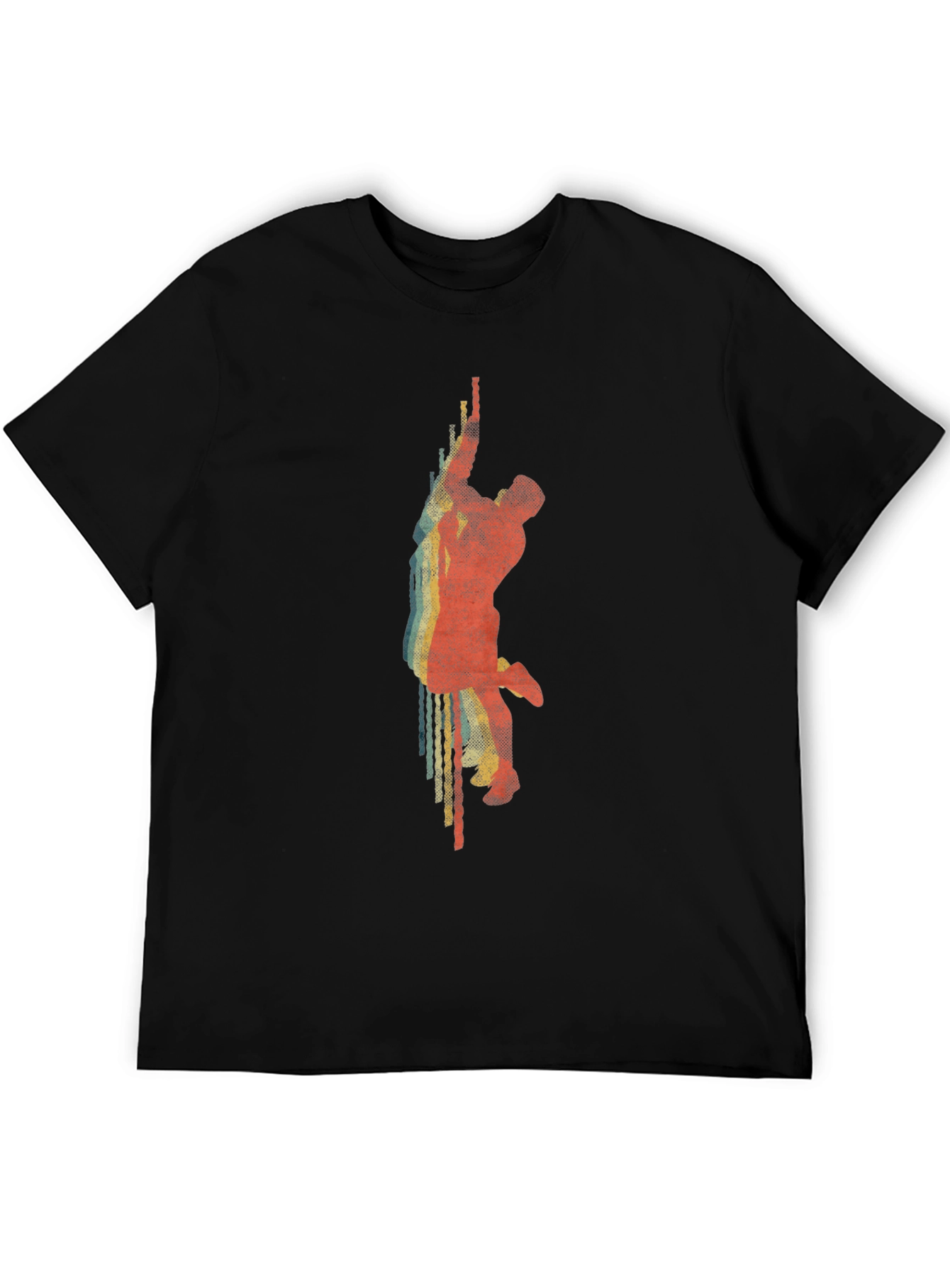 Retro Rock Climber Graphic T-Shirt