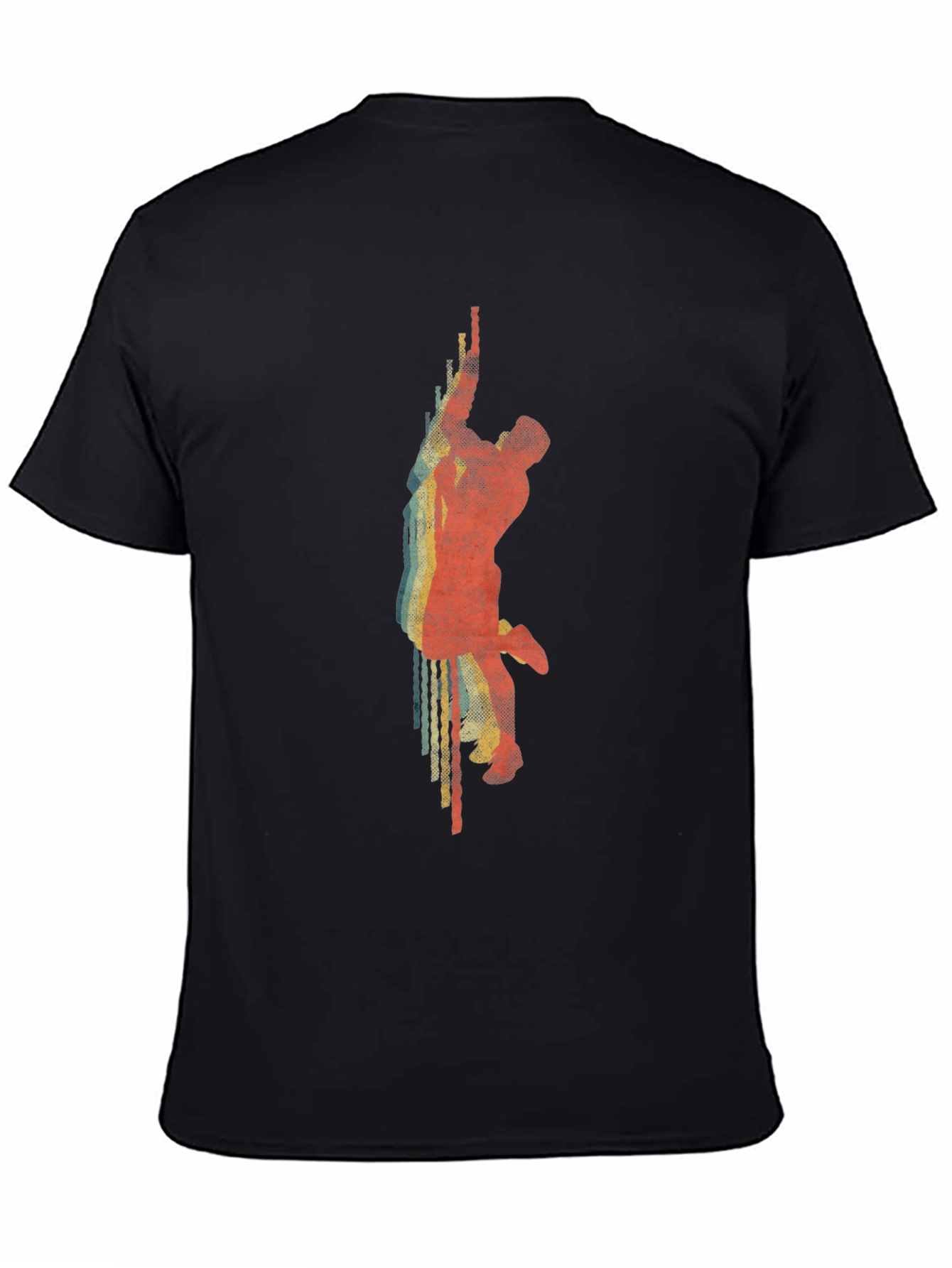 Retro Rock Climber Graphic T-Shirt