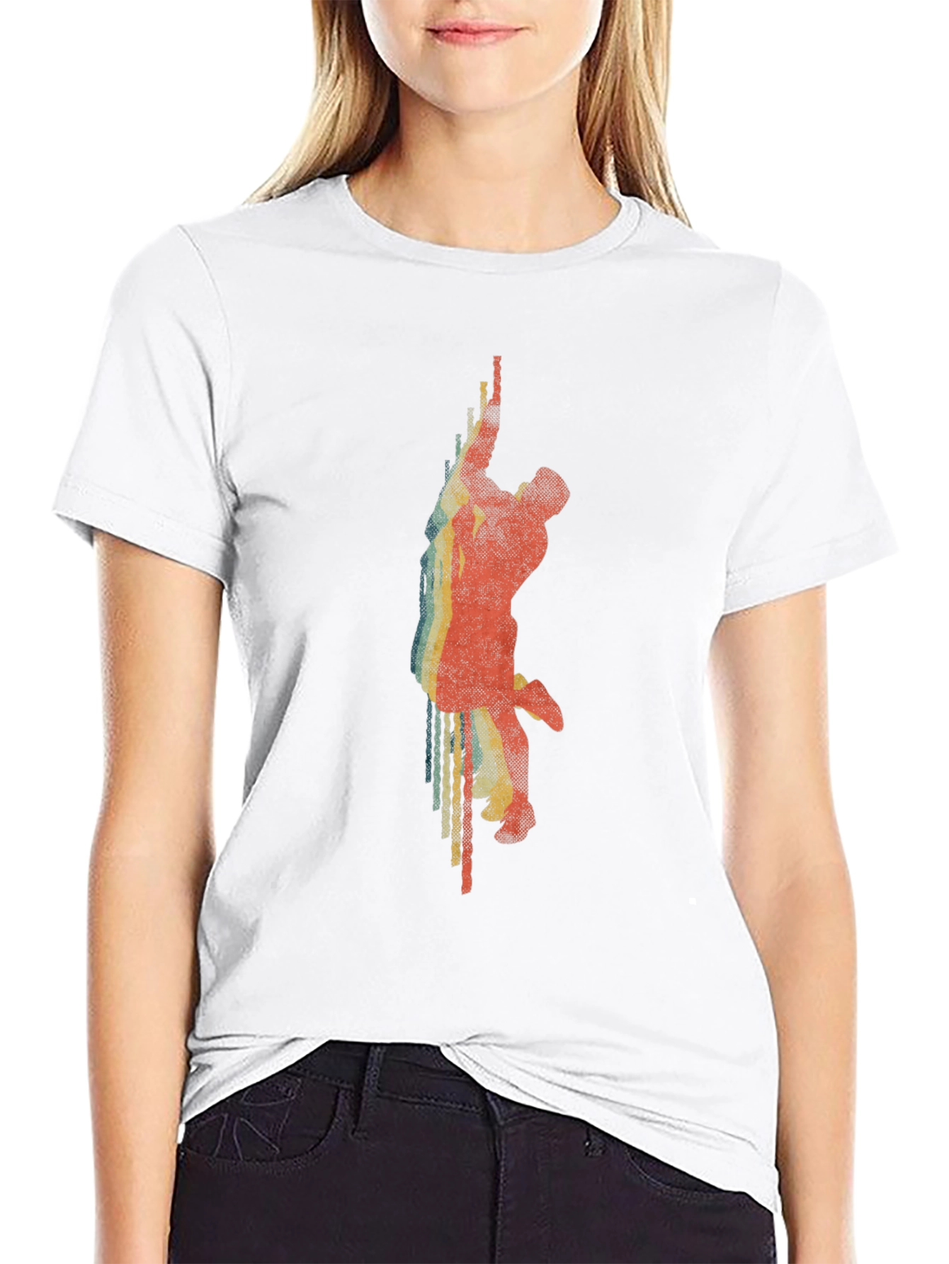 Retro Rock Climber Graphic T-Shirt