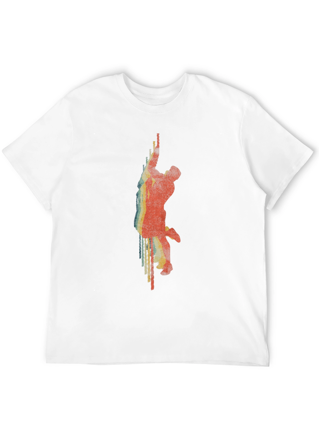 Retro Rock Climber Graphic T-Shirt