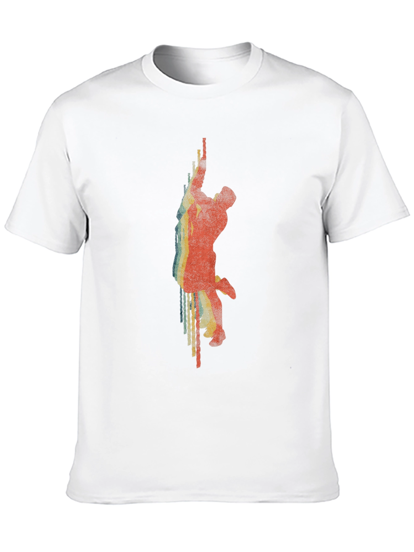 Retro Rock Climber Graphic T-Shirt