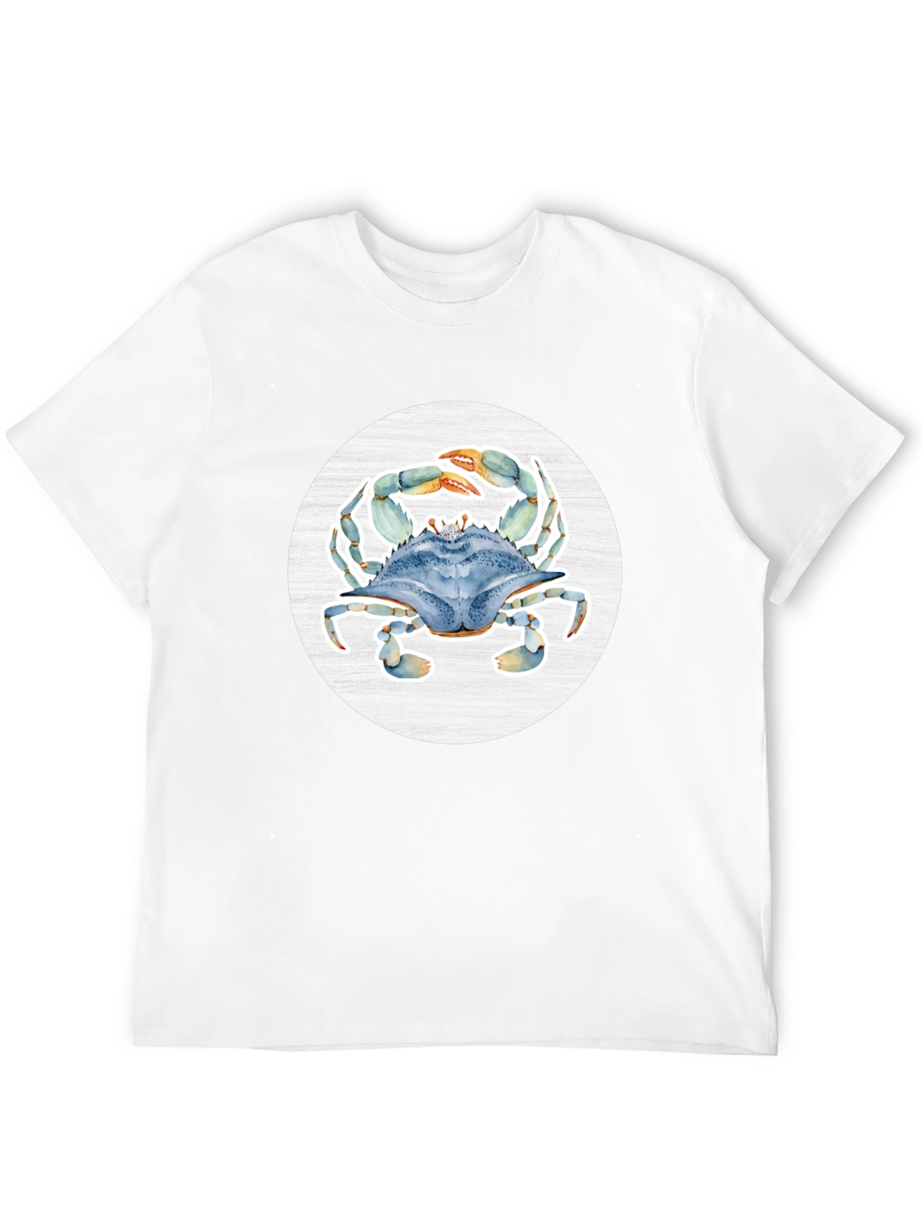 Blue Crab Graphic T-Shirt - Coastal Style Tee