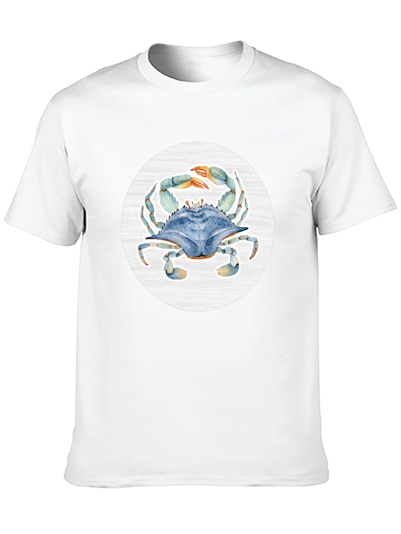 Blue Crab Graphic T-Shirt - Coastal Style Tee