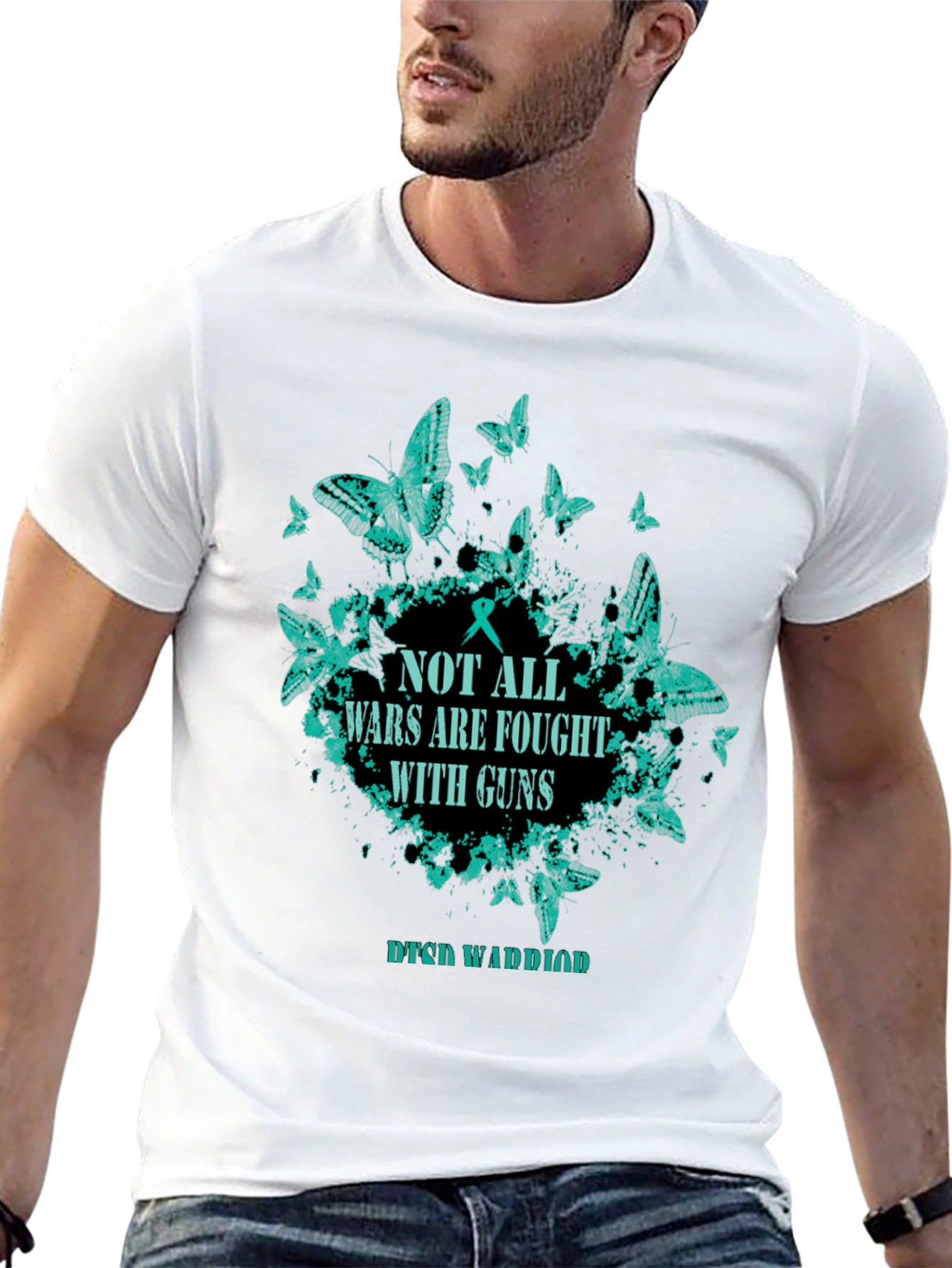 PTSD Warrior Butterfly T-Shirt