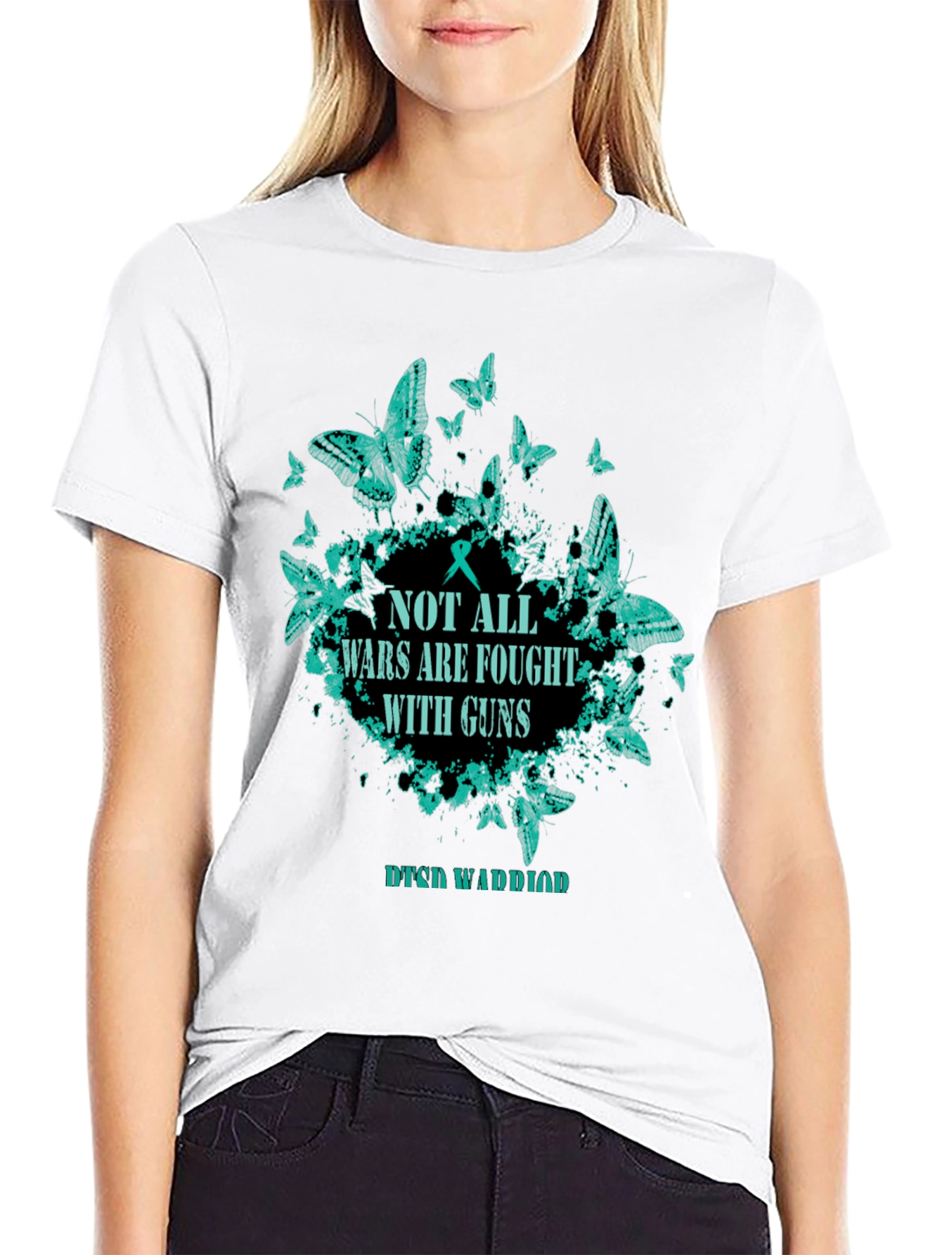 PTSD Warrior Butterfly T-Shirt