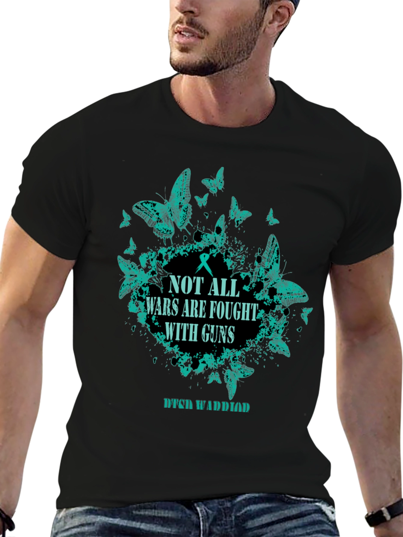 PTSD Warrior Butterfly T-Shirt