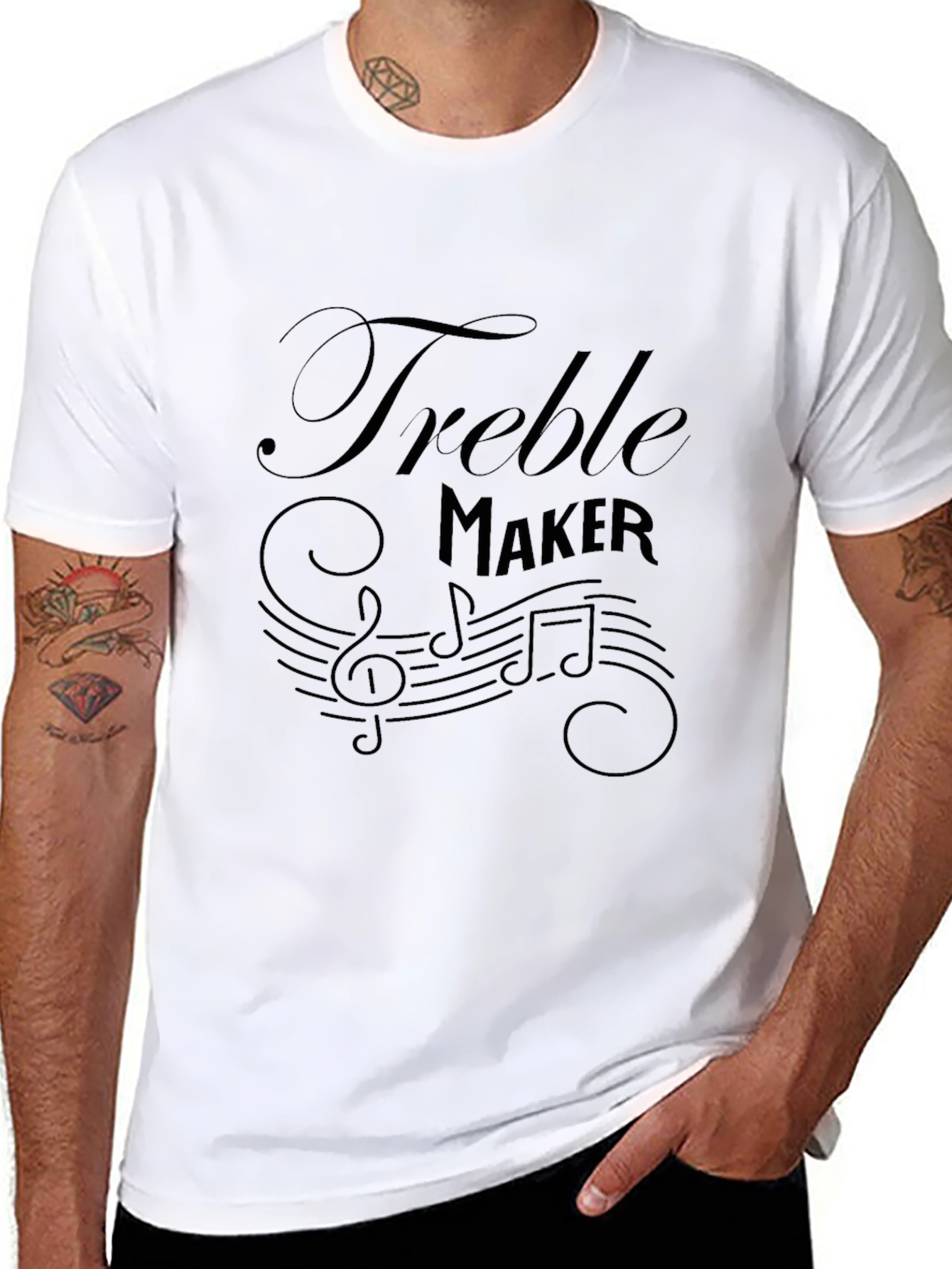 Treble Maker Music T-Shirt - Black