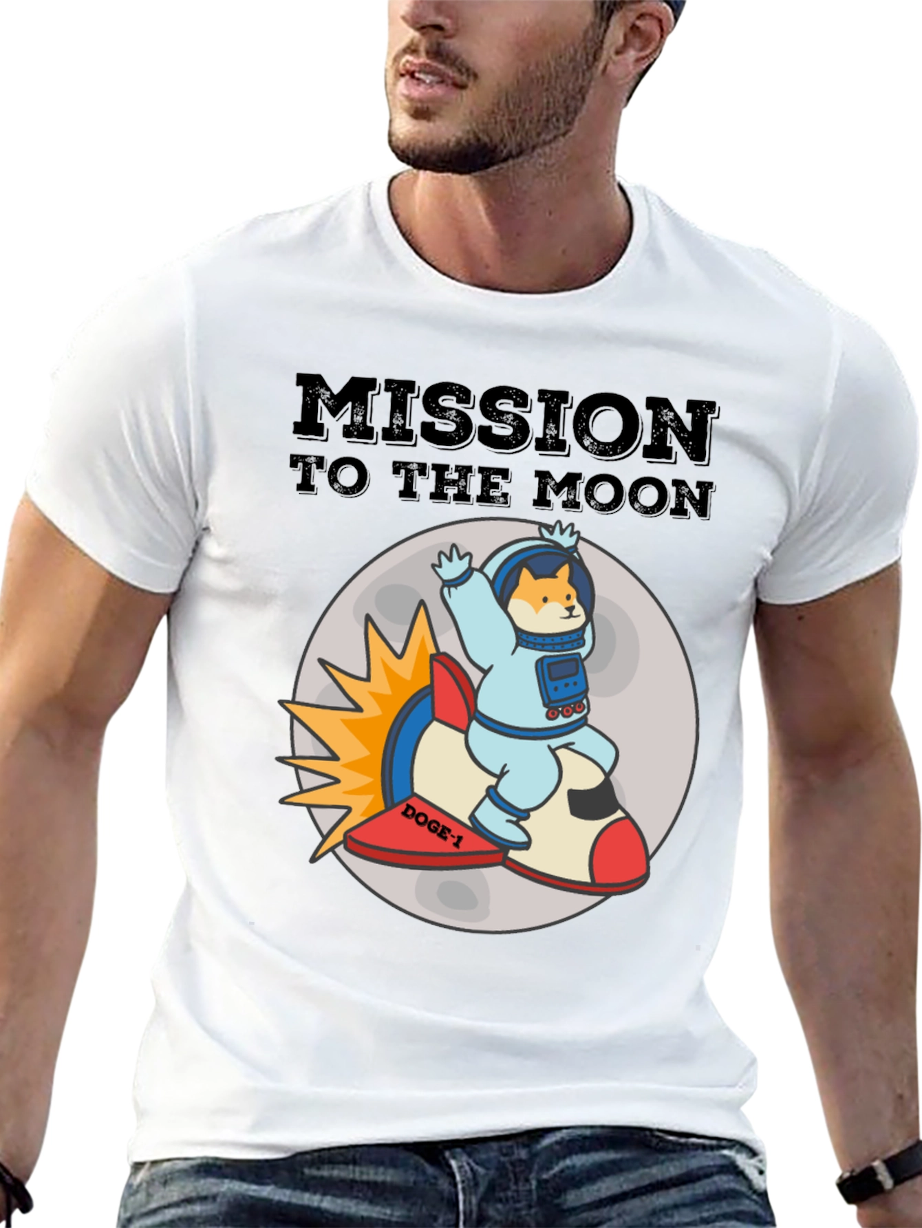 Mission To The Moon Doge T-Shirt