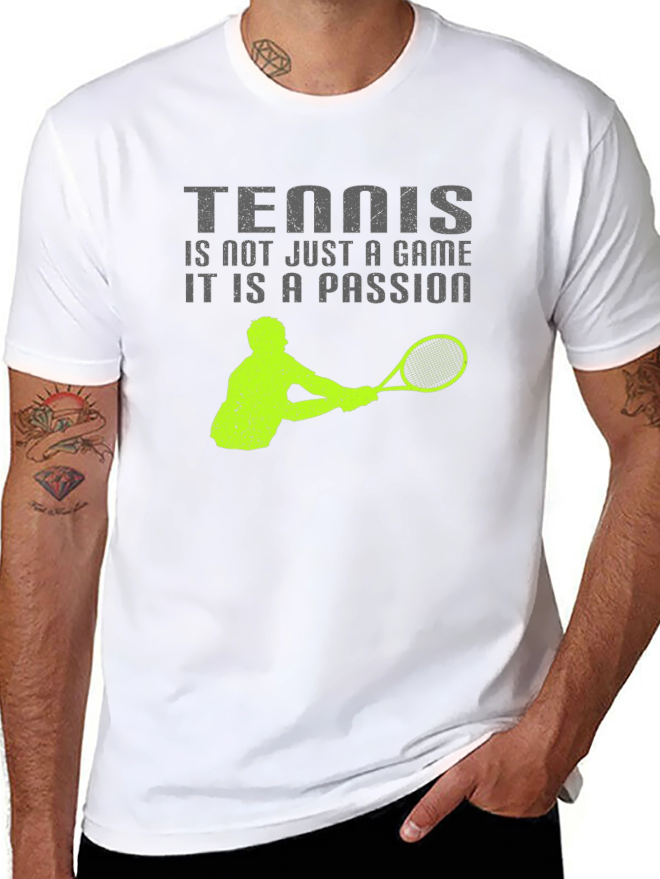 Tennis Passion T-Shirt - Game Lover Tee