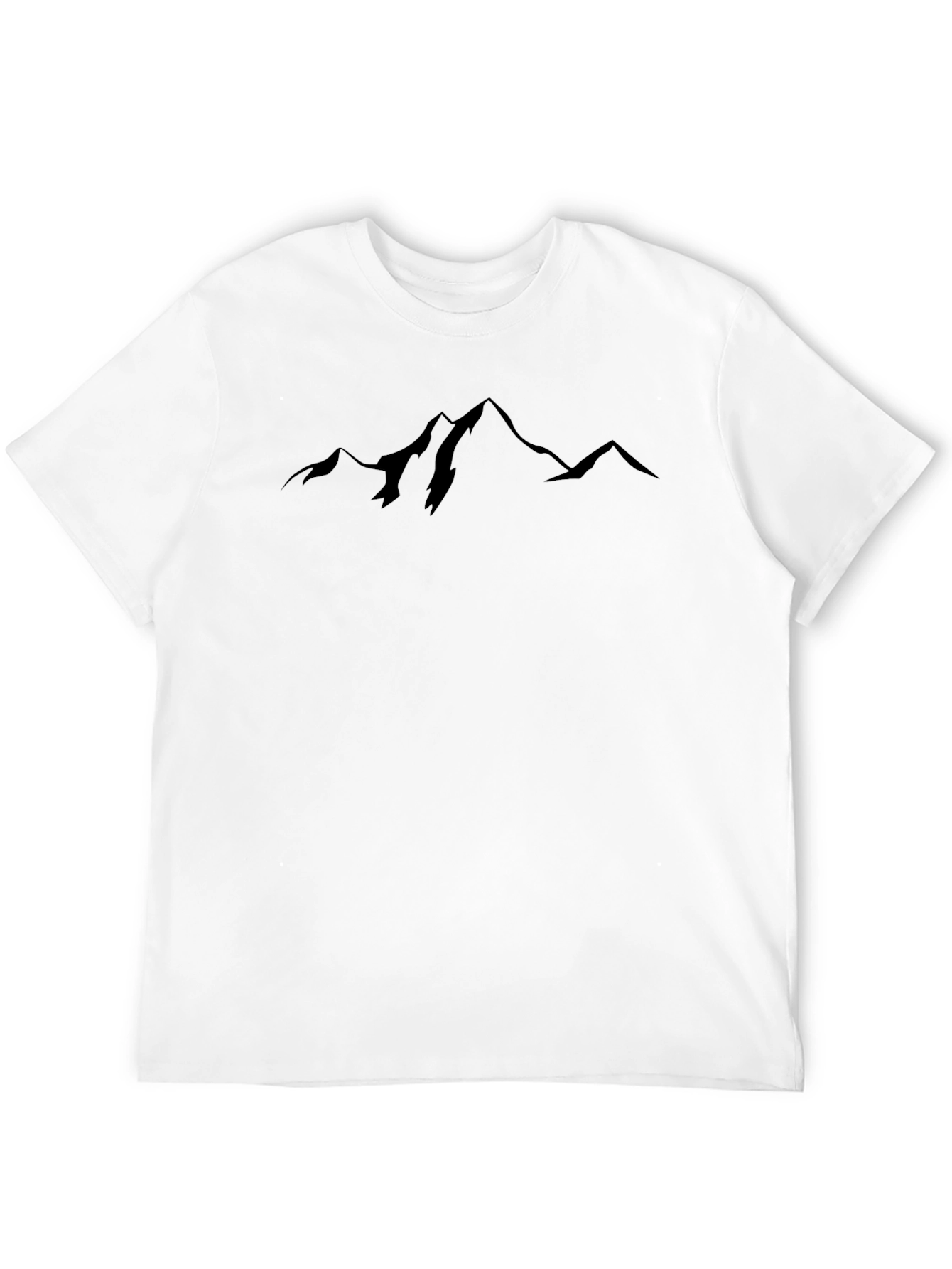 Mountain Silhouette Black T-Shirt - Adventure Ready