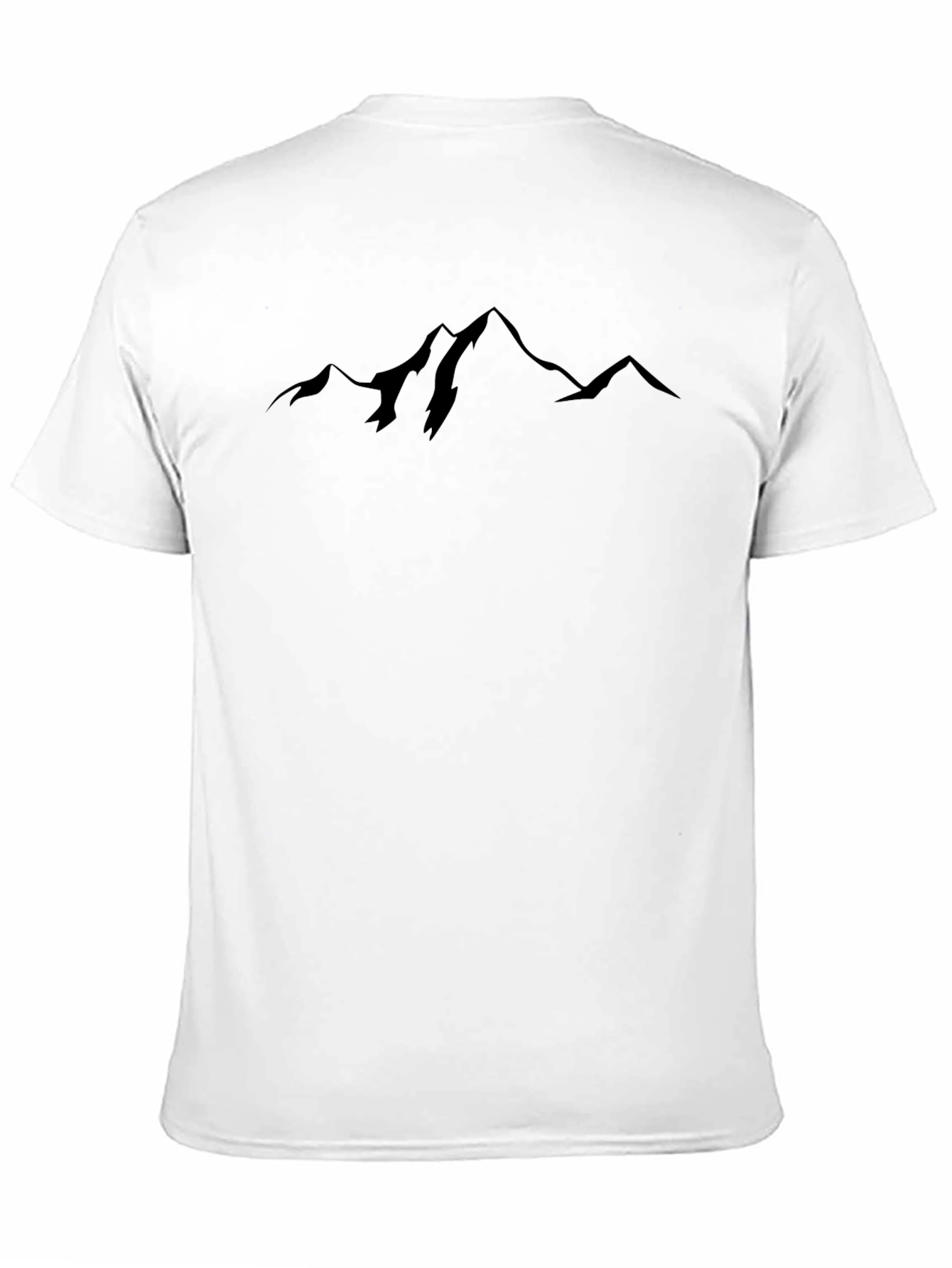 Mountain Silhouette Black T-Shirt - Adventure Ready