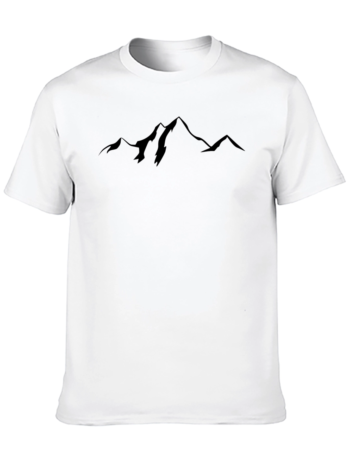 Mountain Silhouette Black T-Shirt - Adventure Ready
