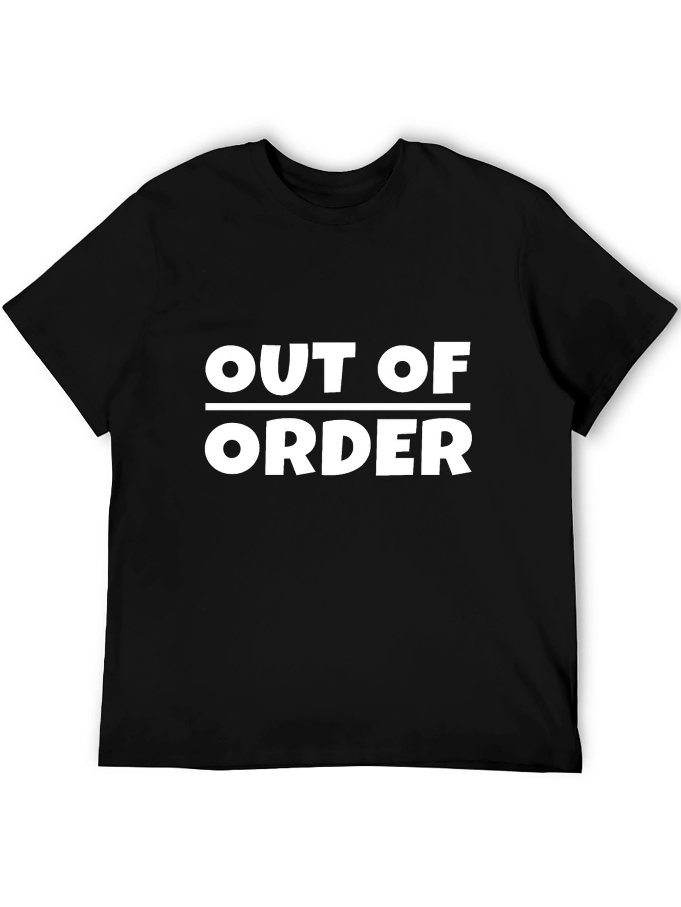 Out of Order Graphic Tee - Black