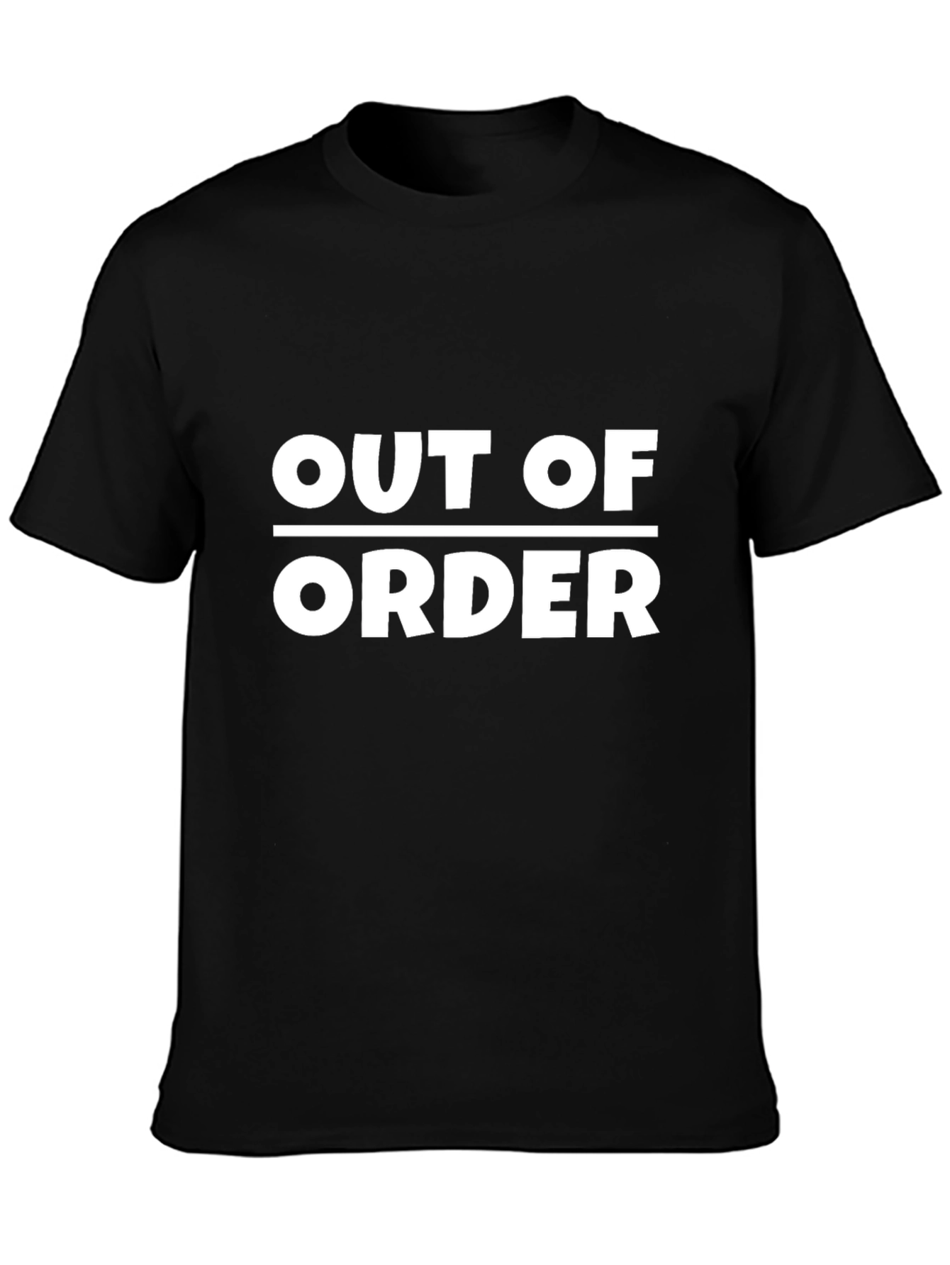 Out of Order Graphic Tee - Black