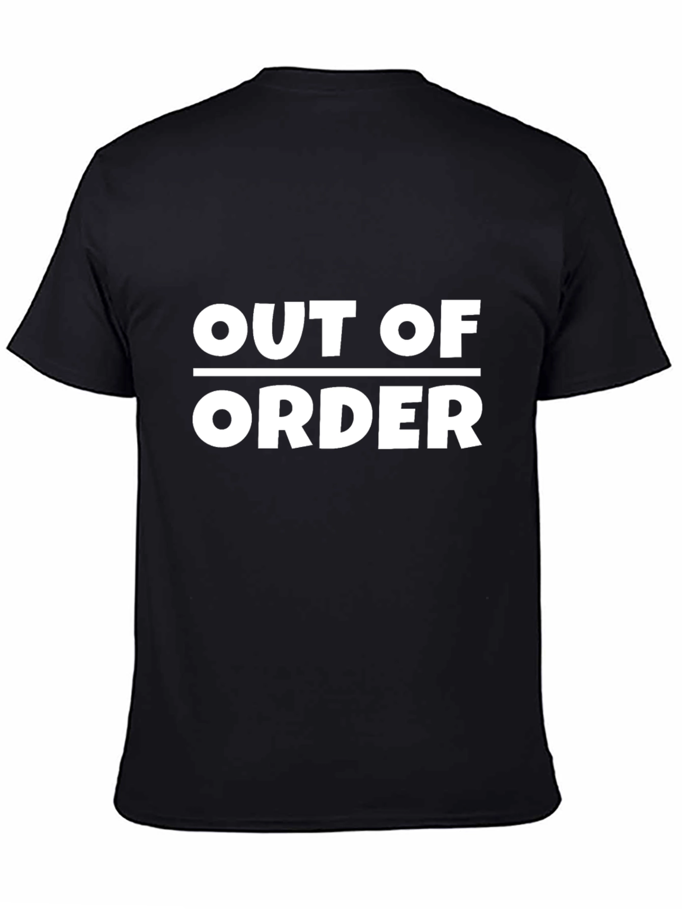 Out of Order Graphic Tee - Black