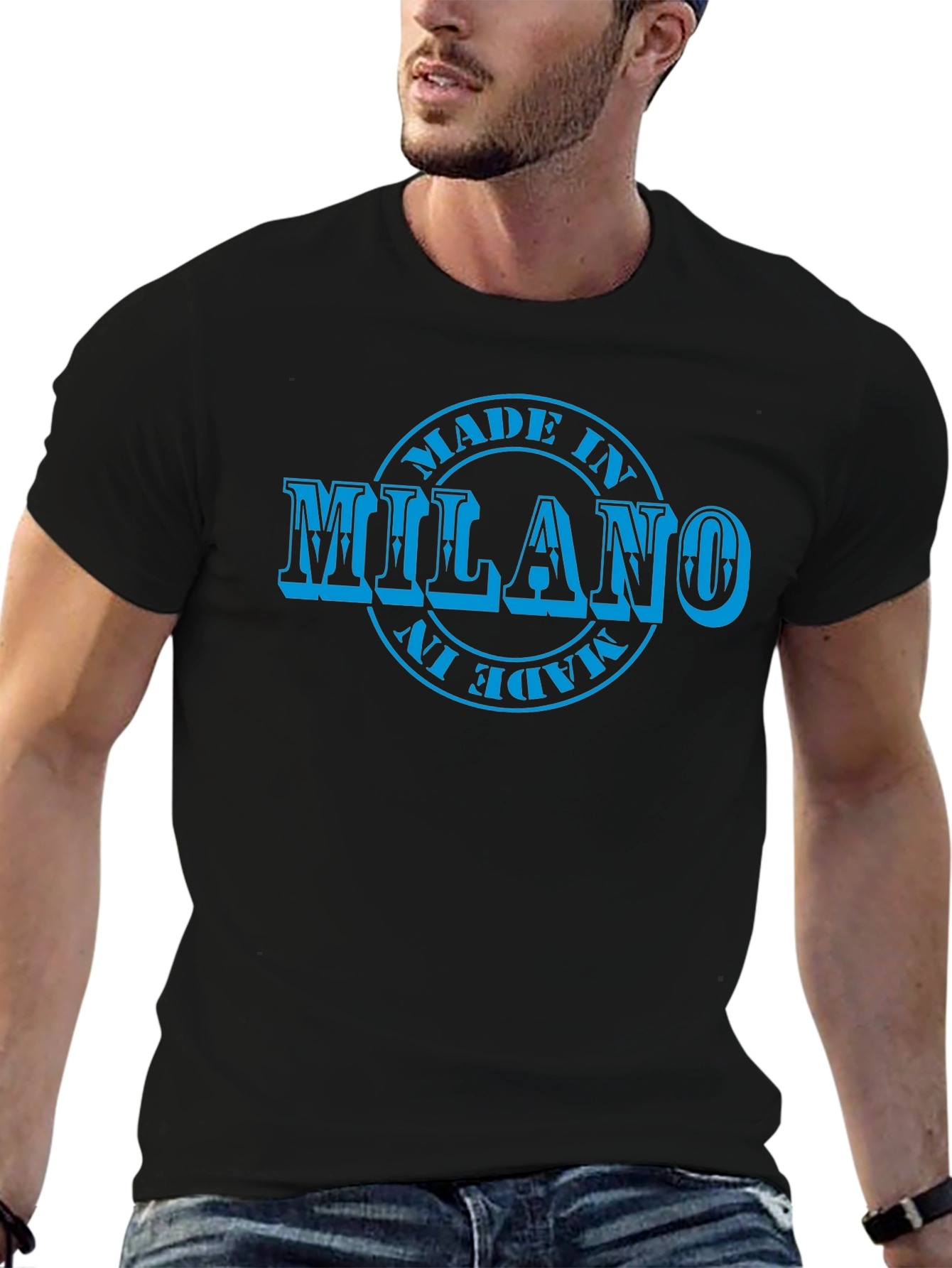 Milano Made Graphic T-Shirt - Black