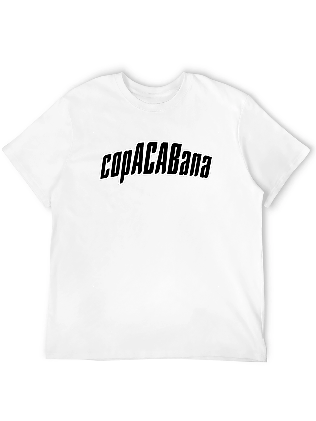 Copacabana Bold Graphic Black T-Shirt