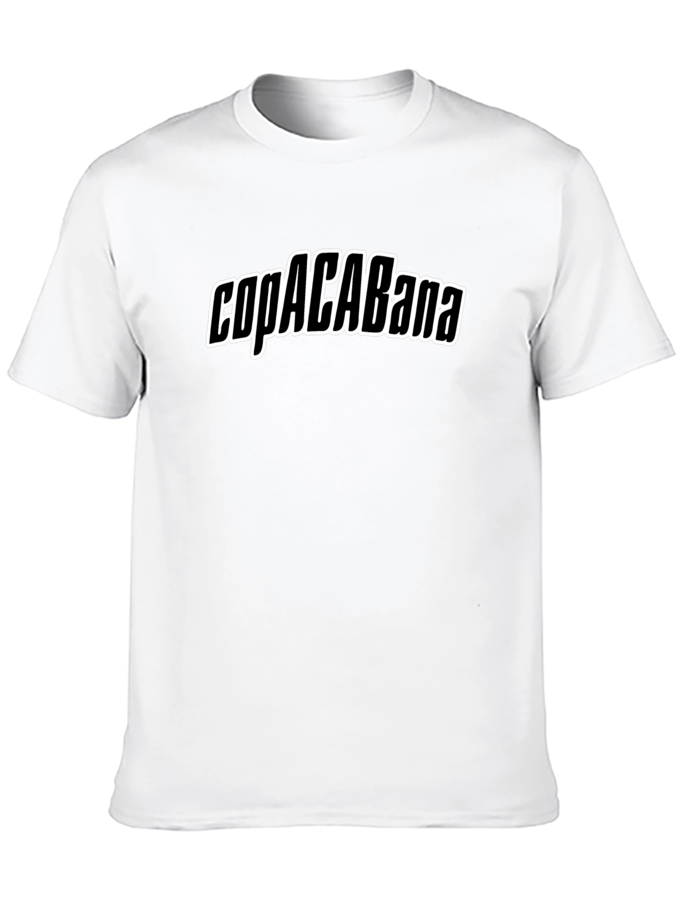 Copacabana Bold Graphic Black T-Shirt