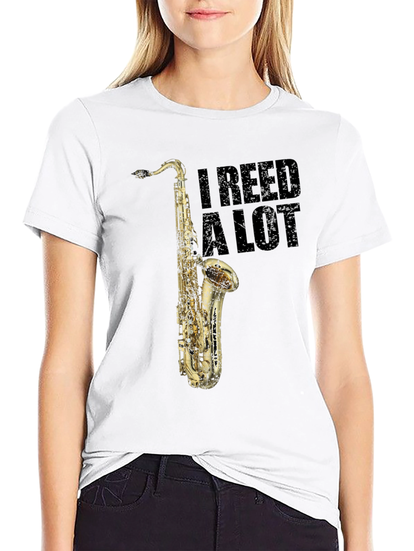 I Reed A Lot Saxophone T-Shirt - Musician Gift