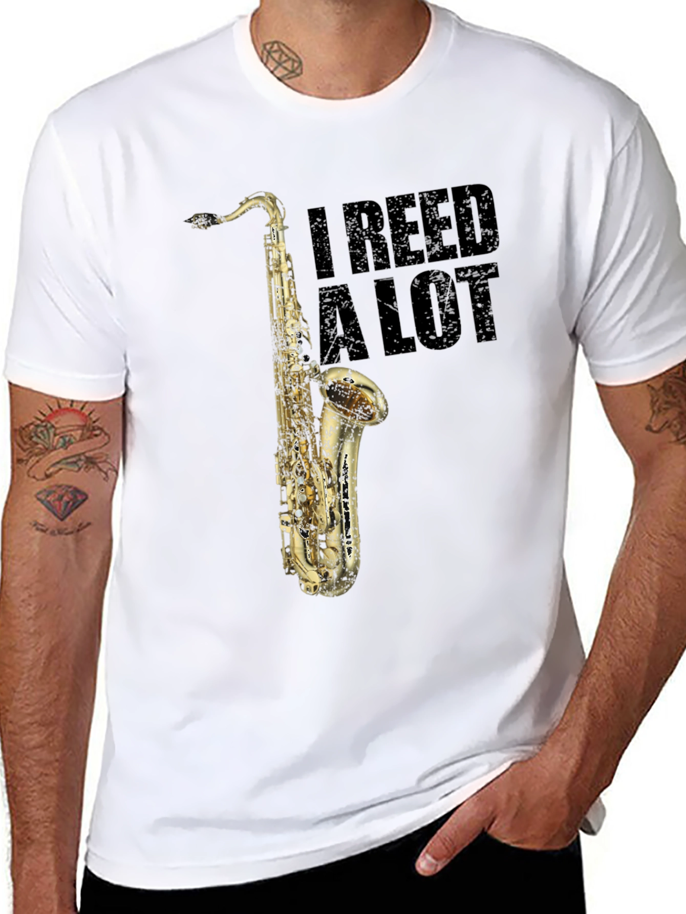 I Reed A Lot Saxophone T-Shirt - Musician Gift