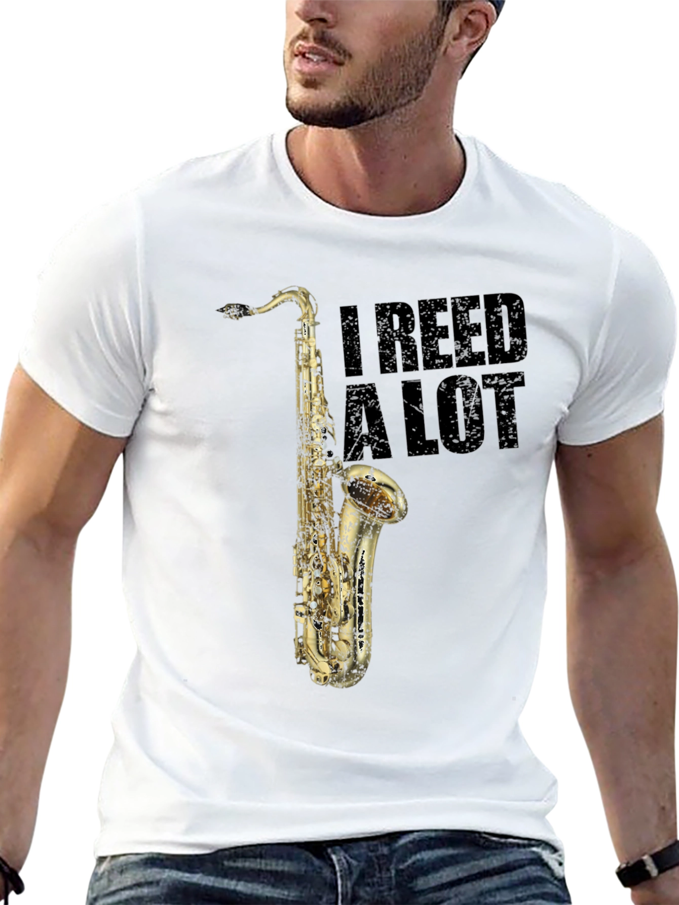 I Reed A Lot Saxophone T-Shirt - Musician Gift