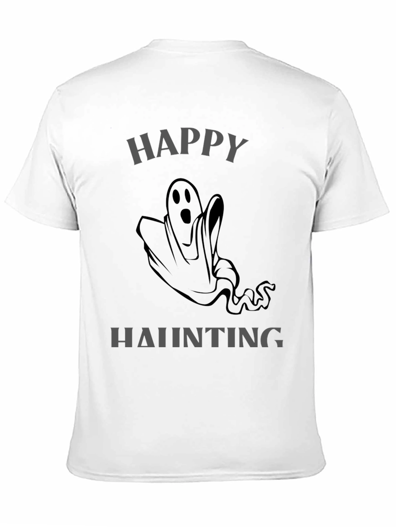 Happy Haunting Ghost Graphic T-Shirt