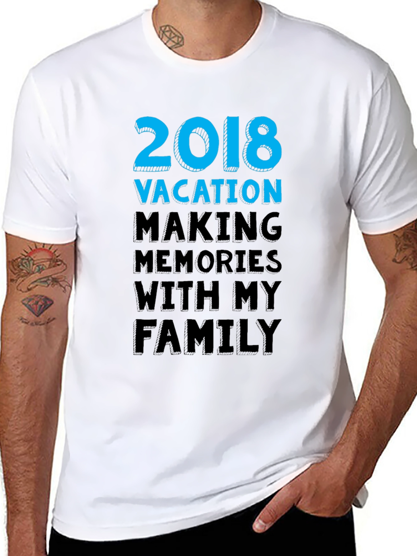 Vacation Memories T-Shirt - 2018 Family Trip Tee